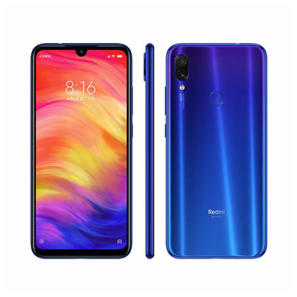 Redmi Note 7 32 Go, Bleu, débloqué - Très bon état