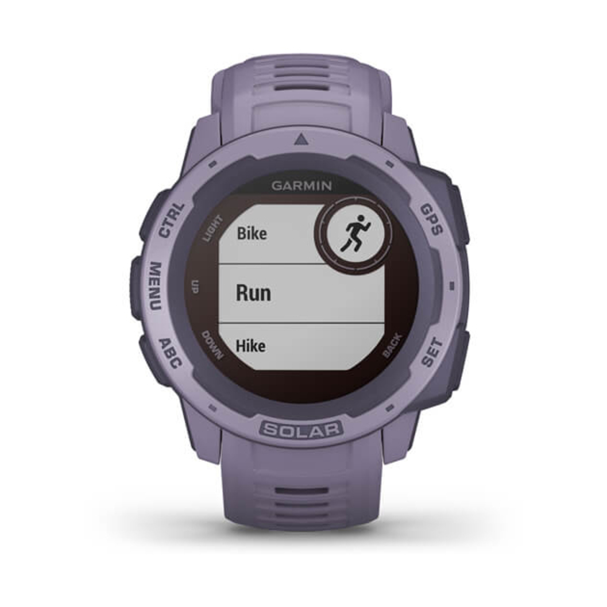 Montre GPS solaire robuste GARMIN Instinct Solar Orchidée Ecran à deux fenêtres 0 9 x 0 9 23 x 23 mm - vue 7