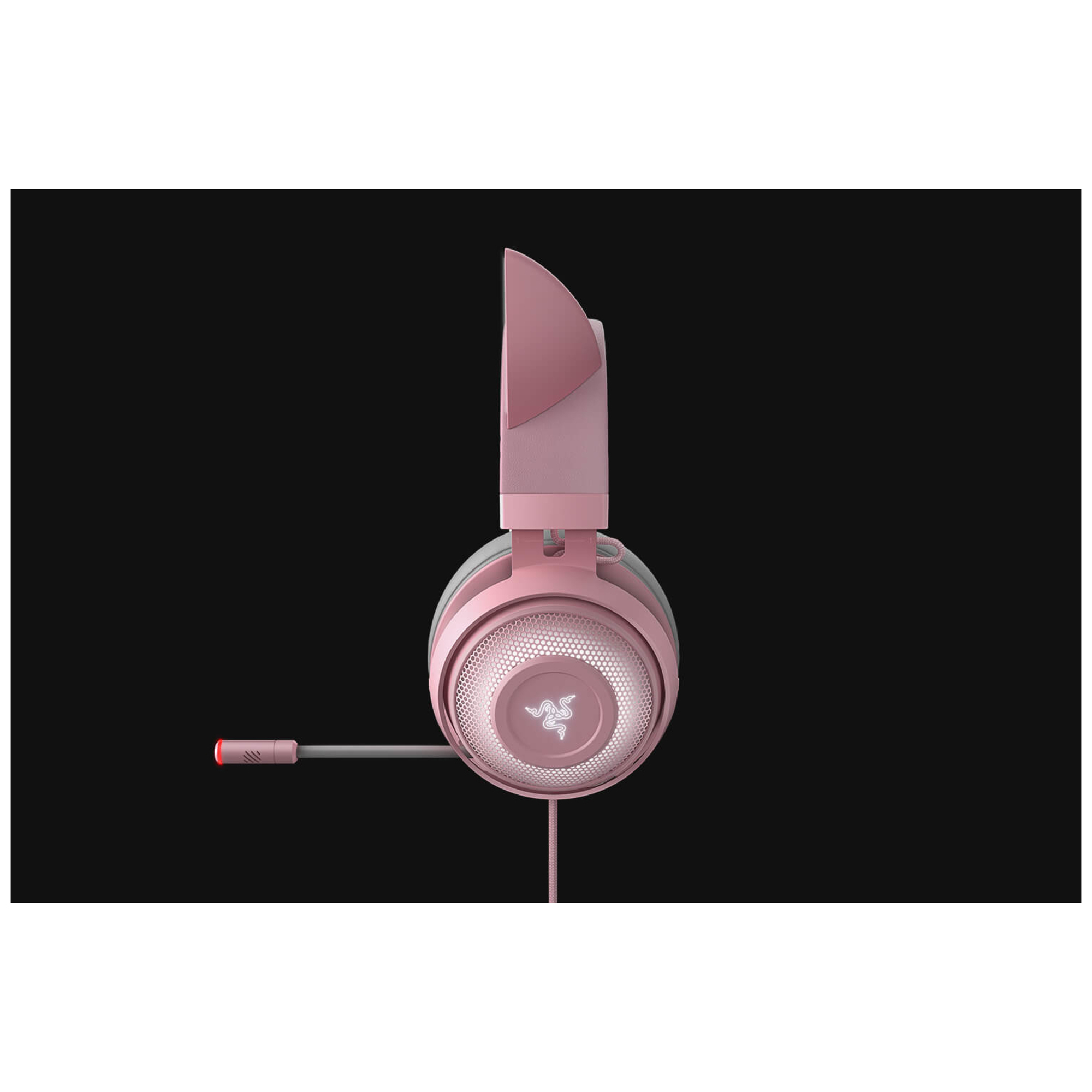 Razer Kraken Kitty Casque Avec fil Arceau Jouer Gris, Rose - Neuf