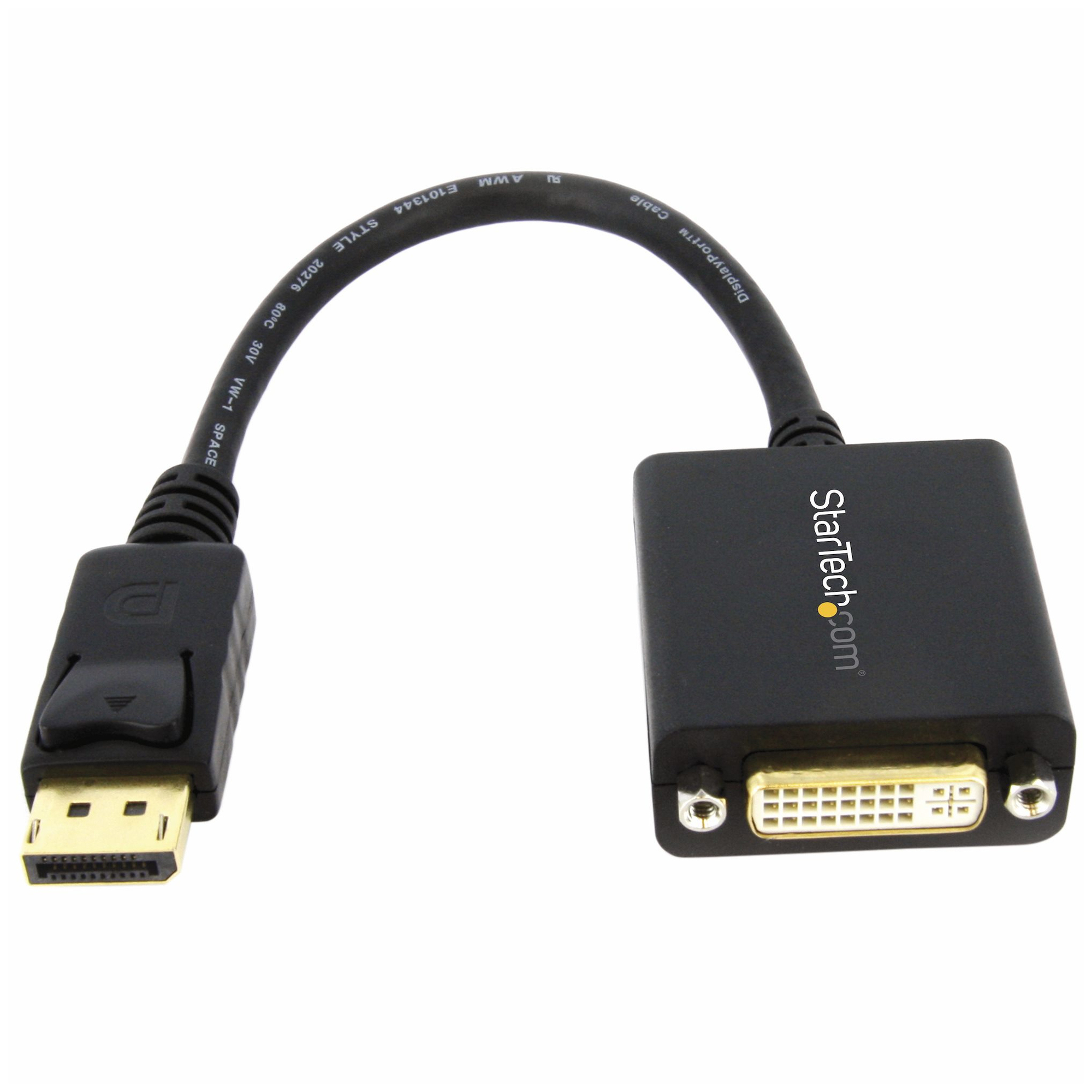 StarTech.com Adaptateur DisplayPort 1.2 vers DVI D /F Connecteur DP à verrouillage - vue 2