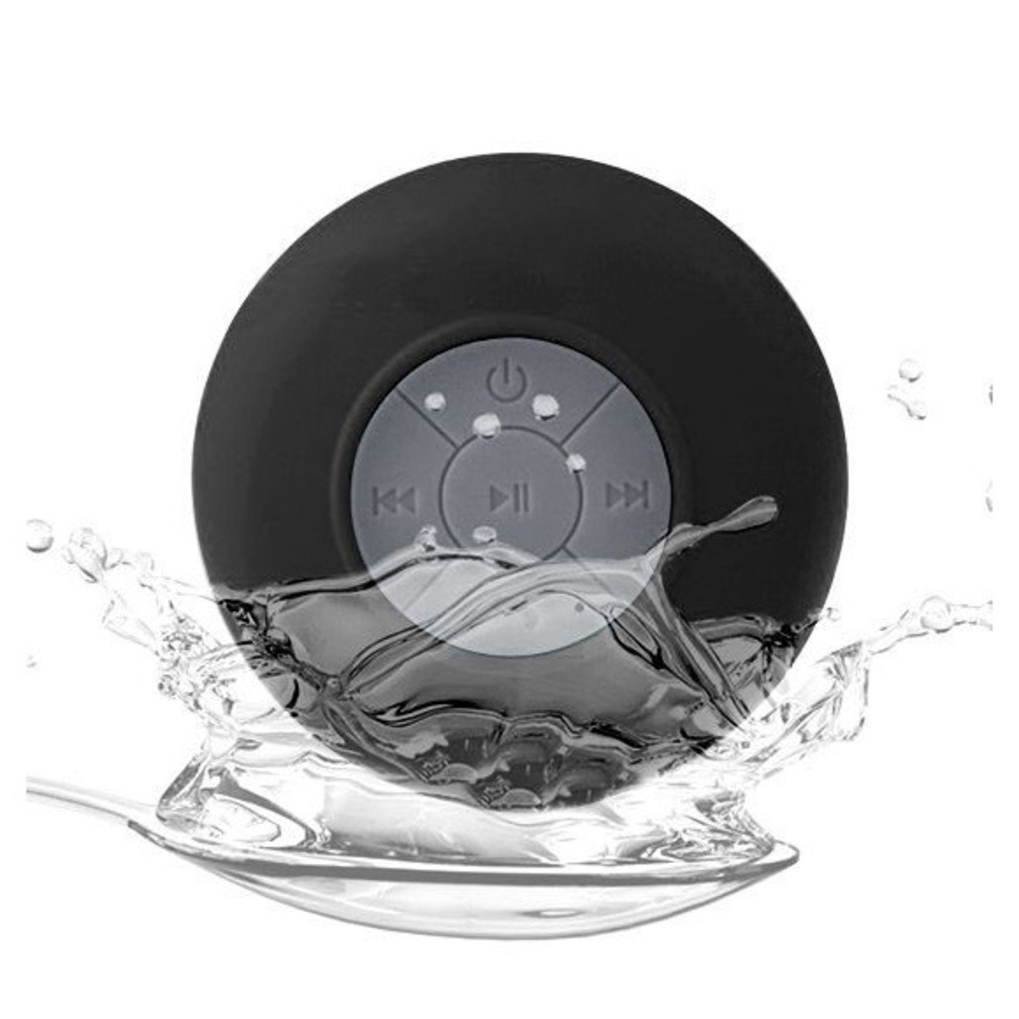 Enceinte Bluetooth Waterproof Kit Mains Libres Iphone Smartphone Tablette Noir YONIS - Neuf