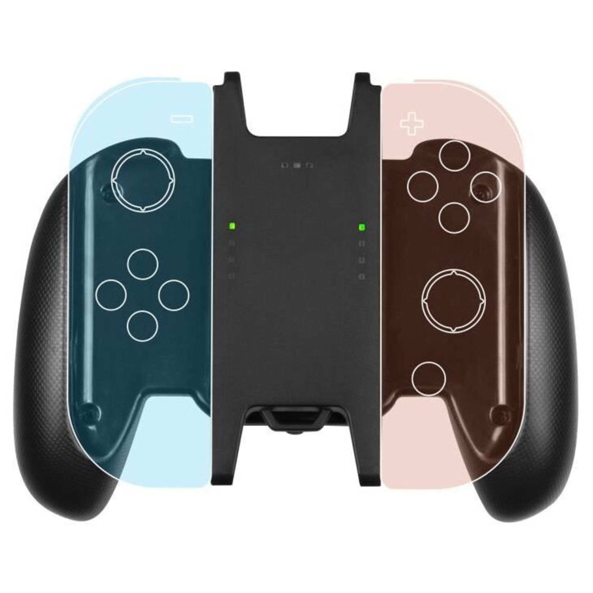 Accessoire Support Manette + Batterie Konix Play & Charge pour Joycon Switch - Neuf