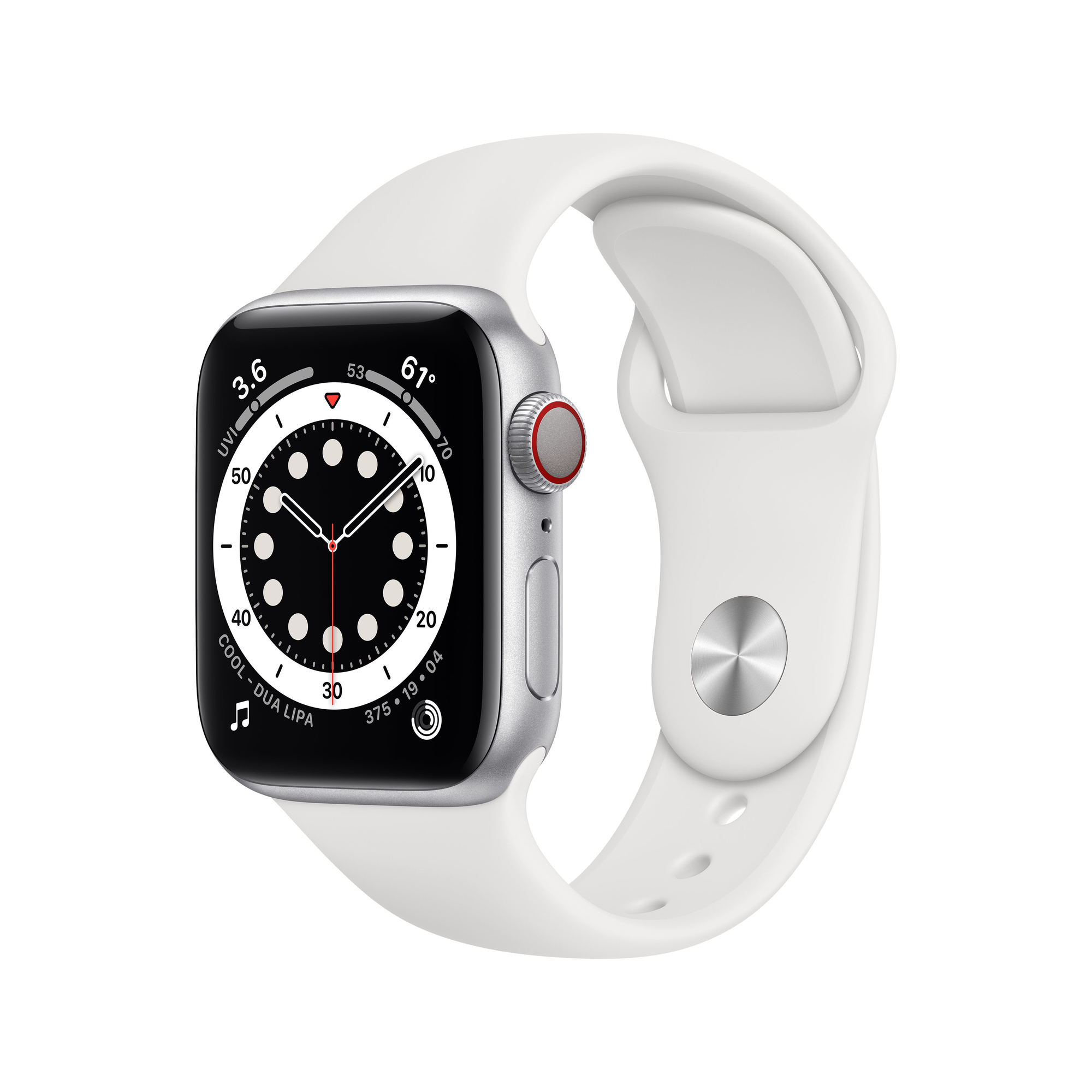Apple Watch Series 6 OLED 40 mm Numérique 324 x 394 pixels Écran tactile 4G Wifi GPS satellite