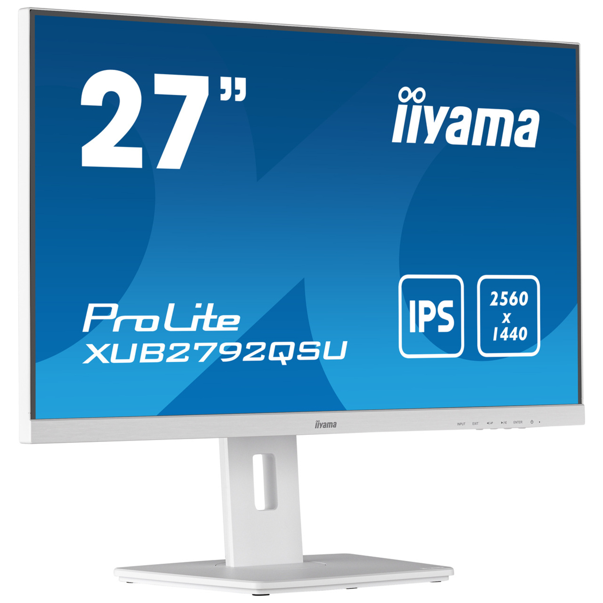 Ecran PC IIYAMA Prolite XUB2792QSU W5 27 WQHD Dalle IPS 5 ms 75Hz HDMI / DisplayPort / DVI / USB Pied réglable - vue 4