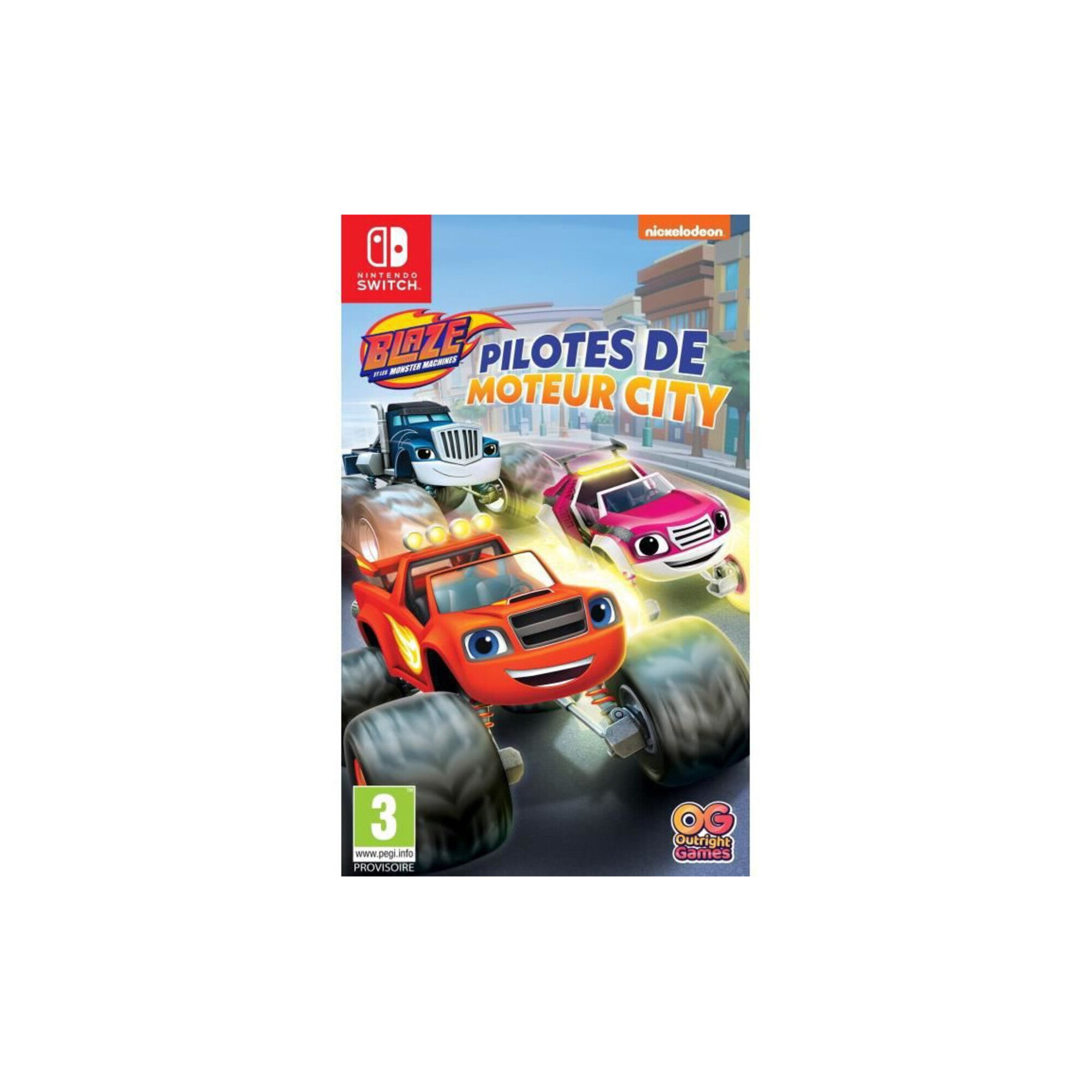 Blaze et les Monster Machines : Pilotes de Moteur City Jeu Switch - Neuf