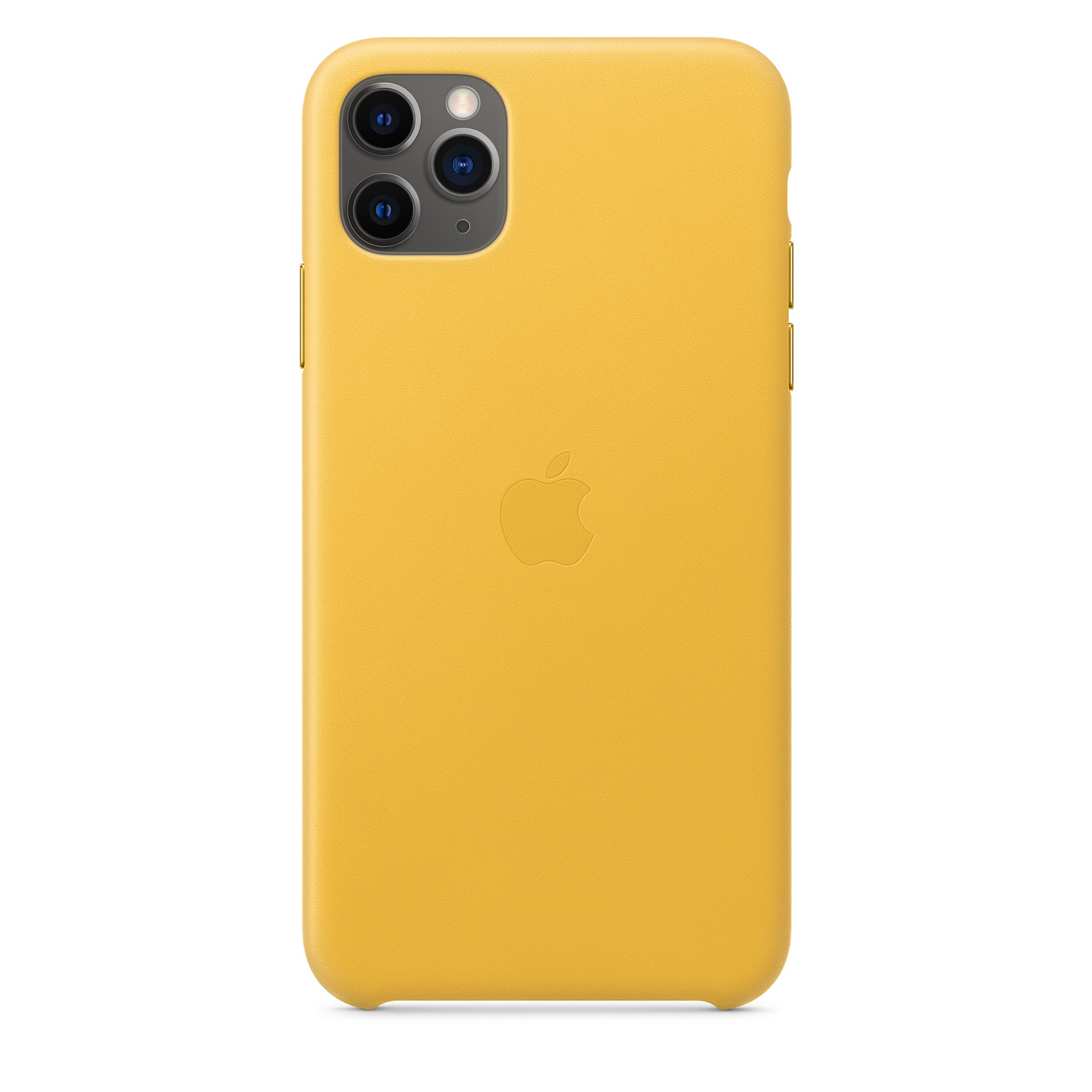 Apple Coque en cuir pour iPhone 11 Pro Max Meyer Lemon - vue 4