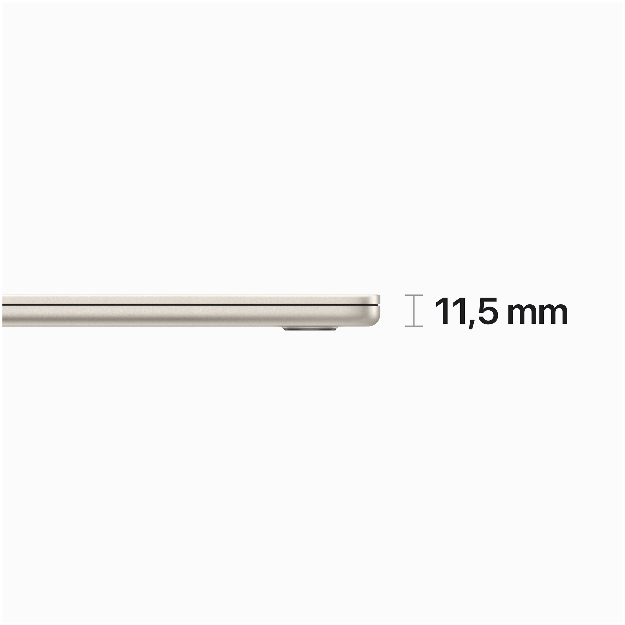 MacBook Air M2 (2023) 15.3', 3.5 GHz 256 Go 8 Go  Apple GPU 10, Lumière stellaire - AZERTY - Excellent état