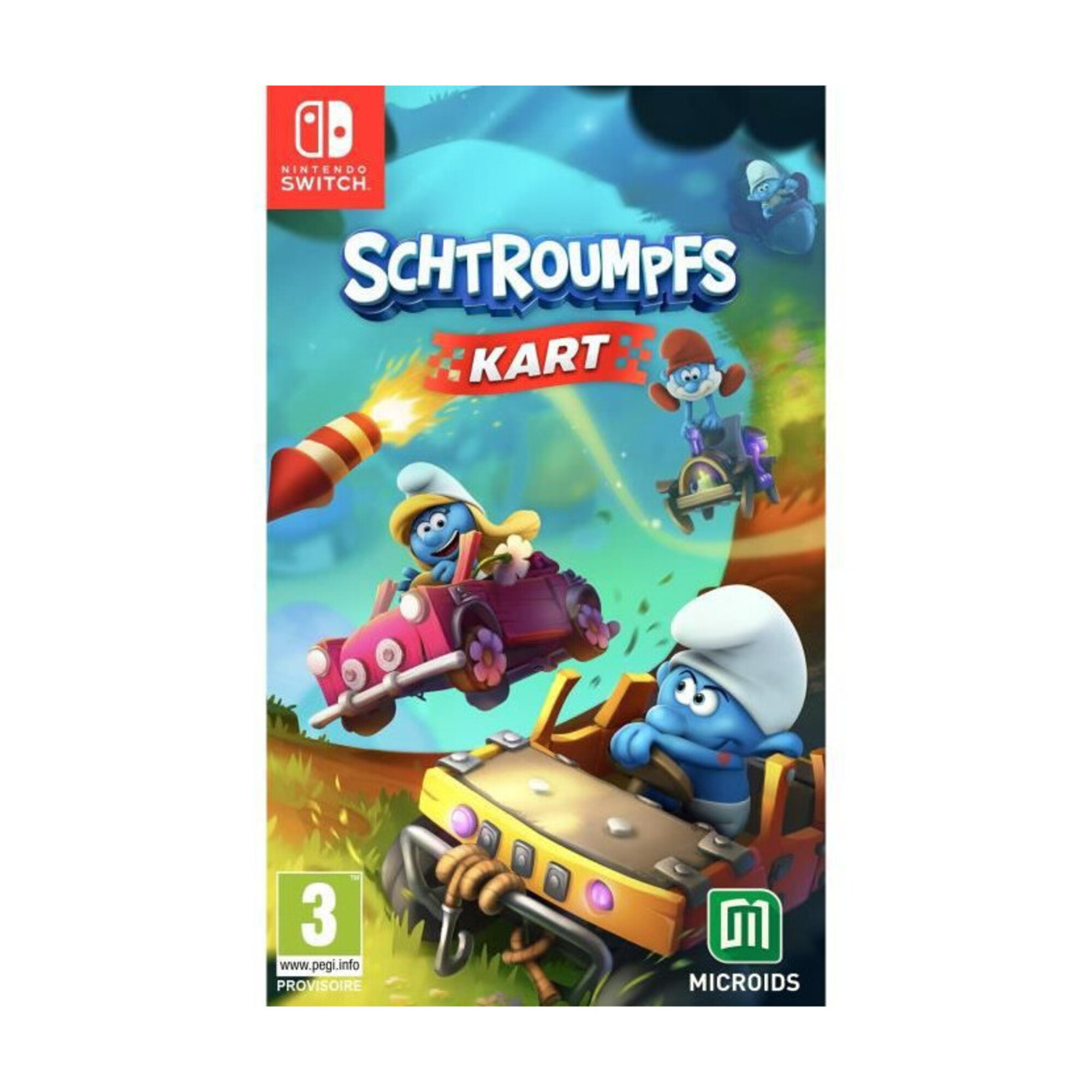 Schtroumpfs Kart Turbo Edition Switch Neuf