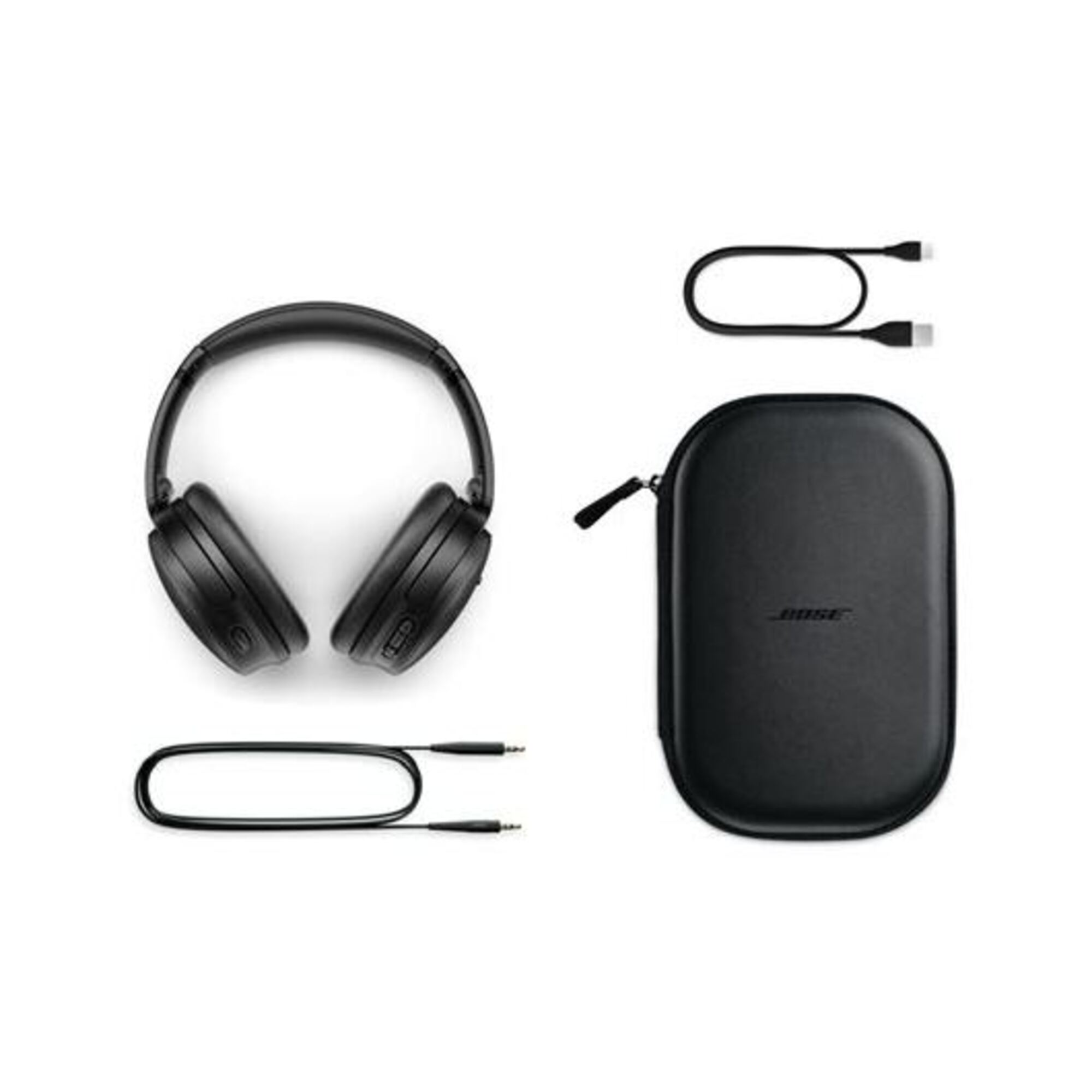 Bose QuietComfort 45 Casque Avec fil &sans fil Arceau Appels/Musique USB Type-C Bluetooth Noir - Très bon état