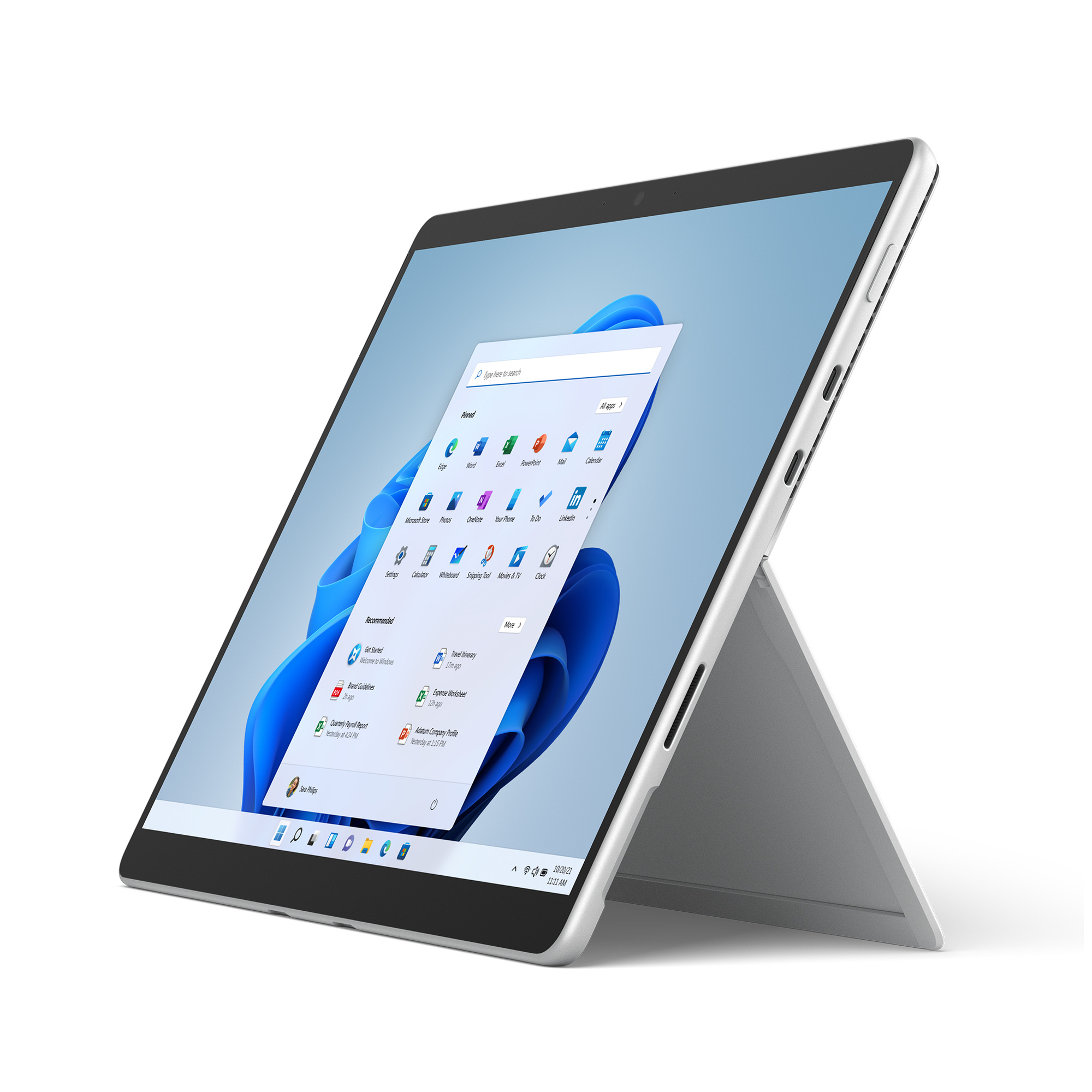 Microsoft Surface Pro 8 Intel® Core™ i5 128 Go 33 cm (13 ) 8 Go Wi-Fi 6 (802.11ax) Windows 11 Home Platine - Neuf