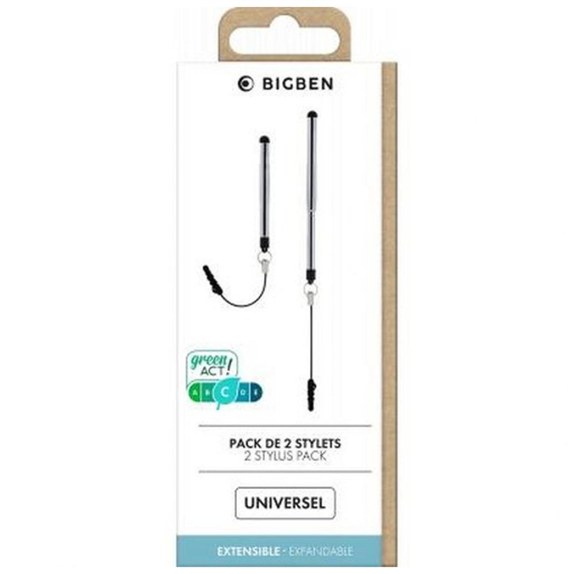 Pack de 2 stylets rétractables Universels Bigben Neuf - vue 2