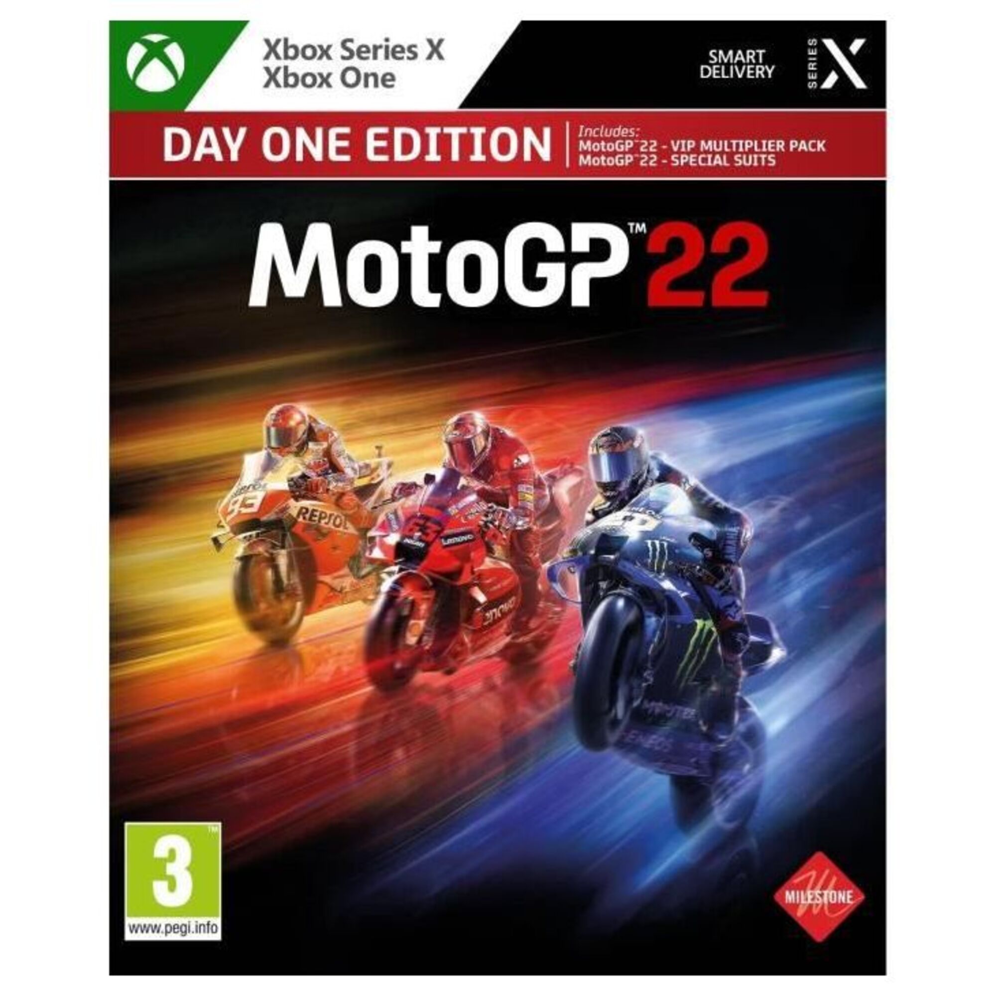 MotoGP 22 Day One Edition Jeu Xbox Series X / Xbox One - Neuf