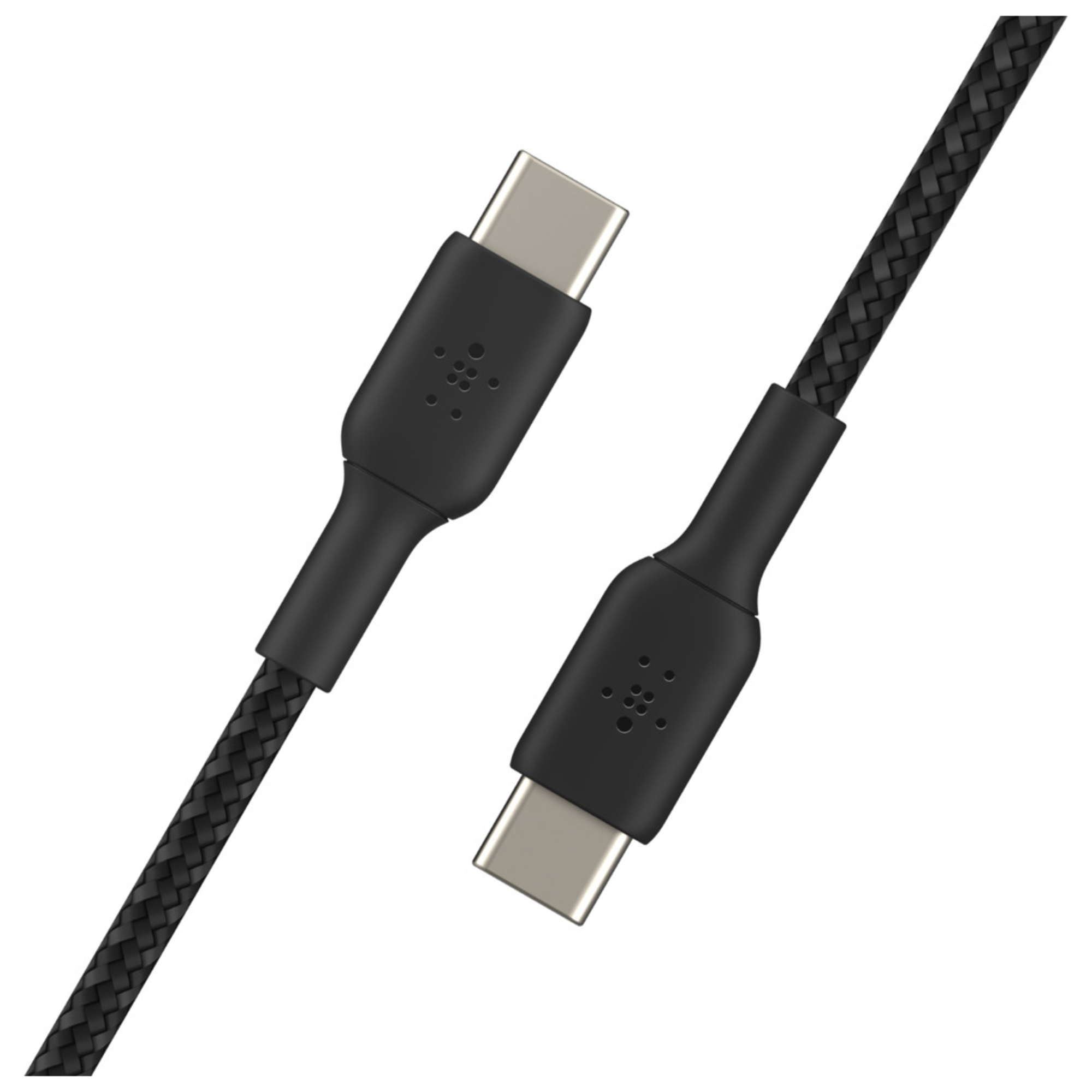 Câble Tressé USB-C vers USB-C BOOST?CHARGE™ (1m), Noir - Neuf