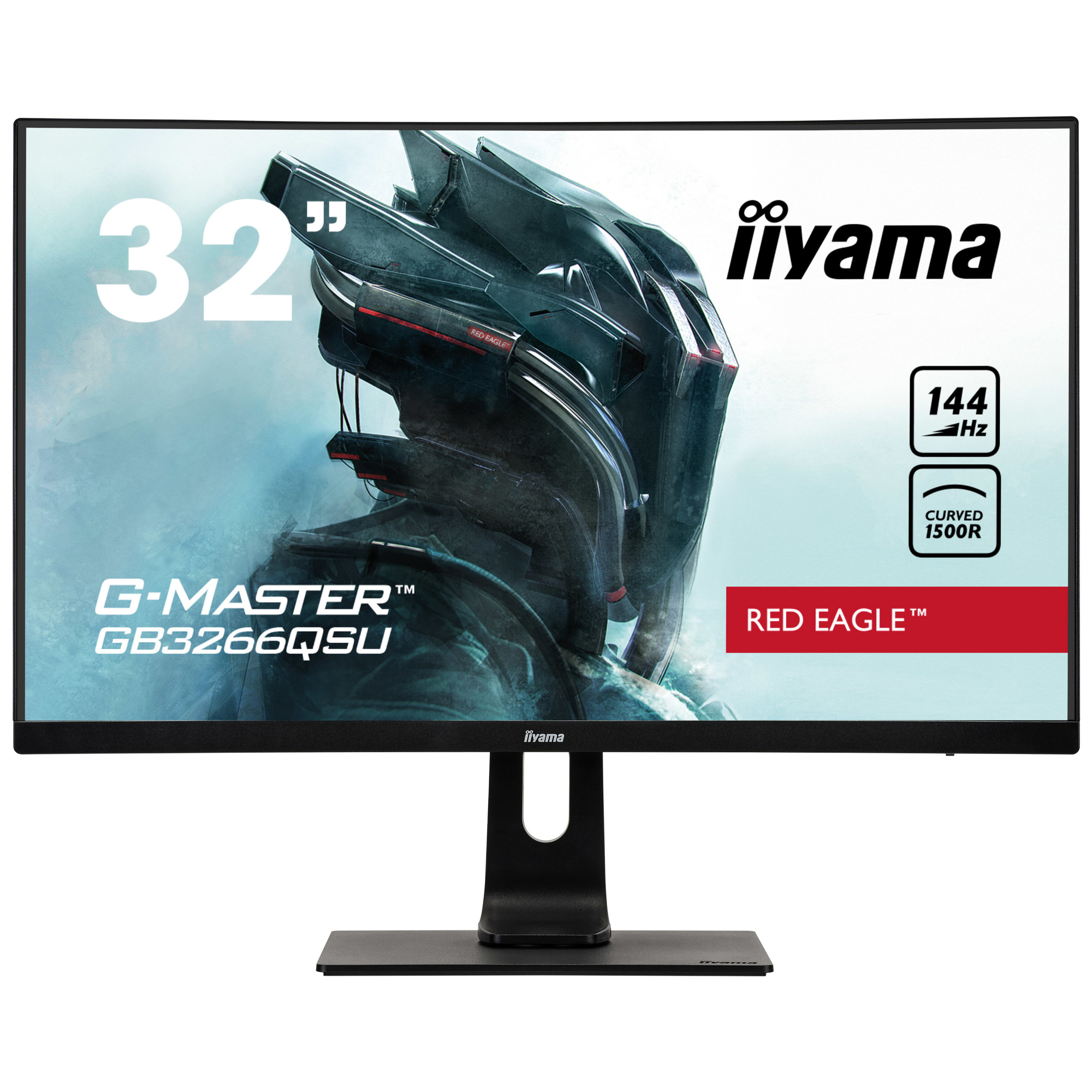 iiyama G-MASTER GB3266QSU-B1 LED display 80 cm (31.5 ) 2560 x 1440 pixels Quad HD Noir - Neuf