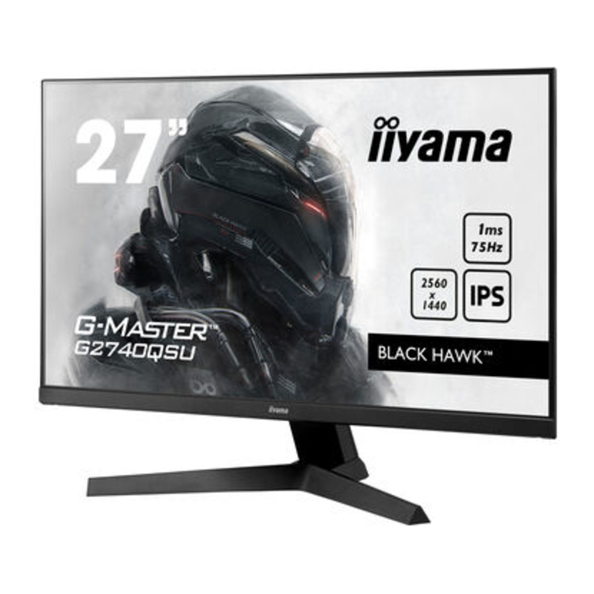 iiyama G-MASTER Black Hawk 68,6 cm (27 ) 2560 x 1440 pixels Wide Quad HD LED Noir - Neuf