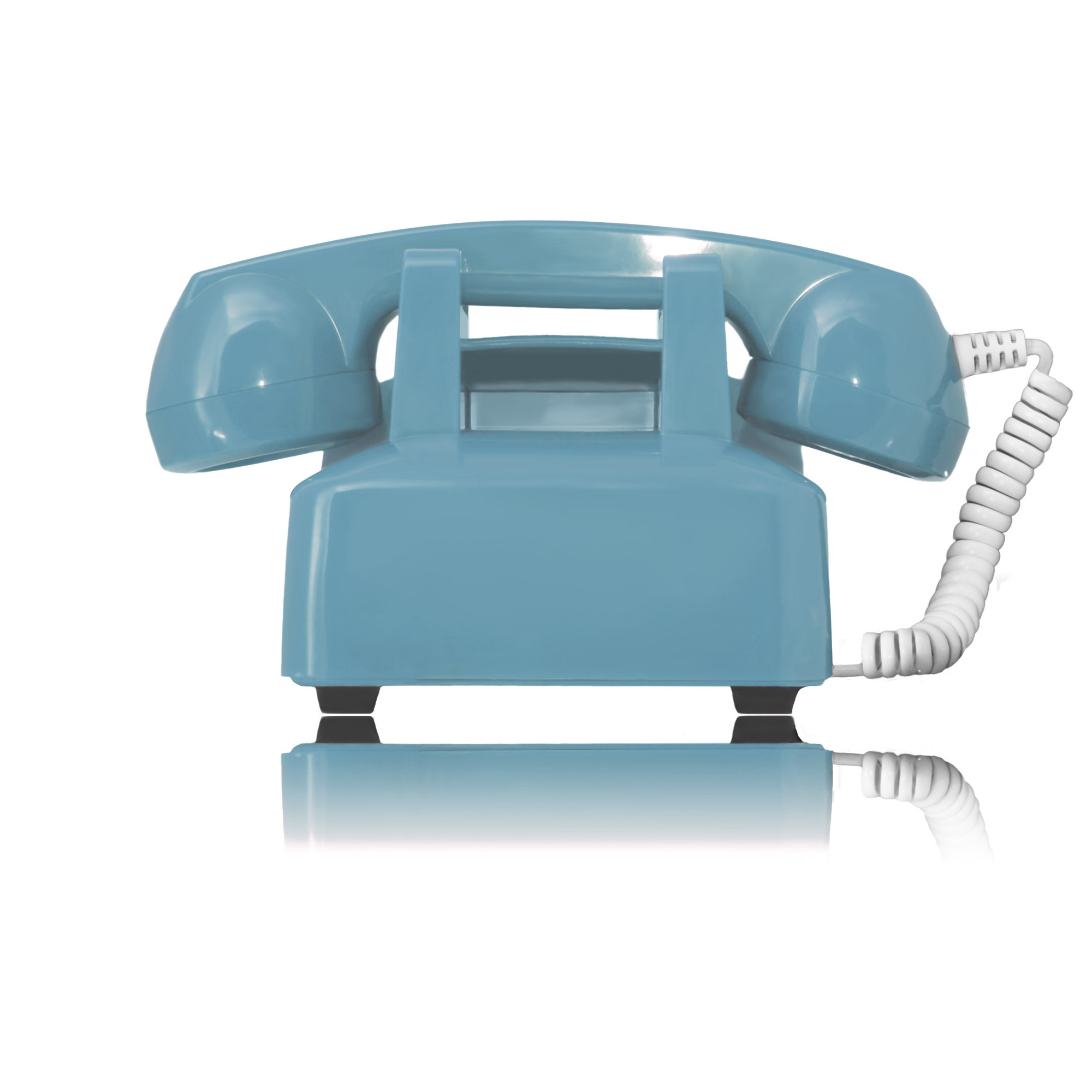 Téléphone fixe filaire rétro vintage avec cadran rotatif - Neuf