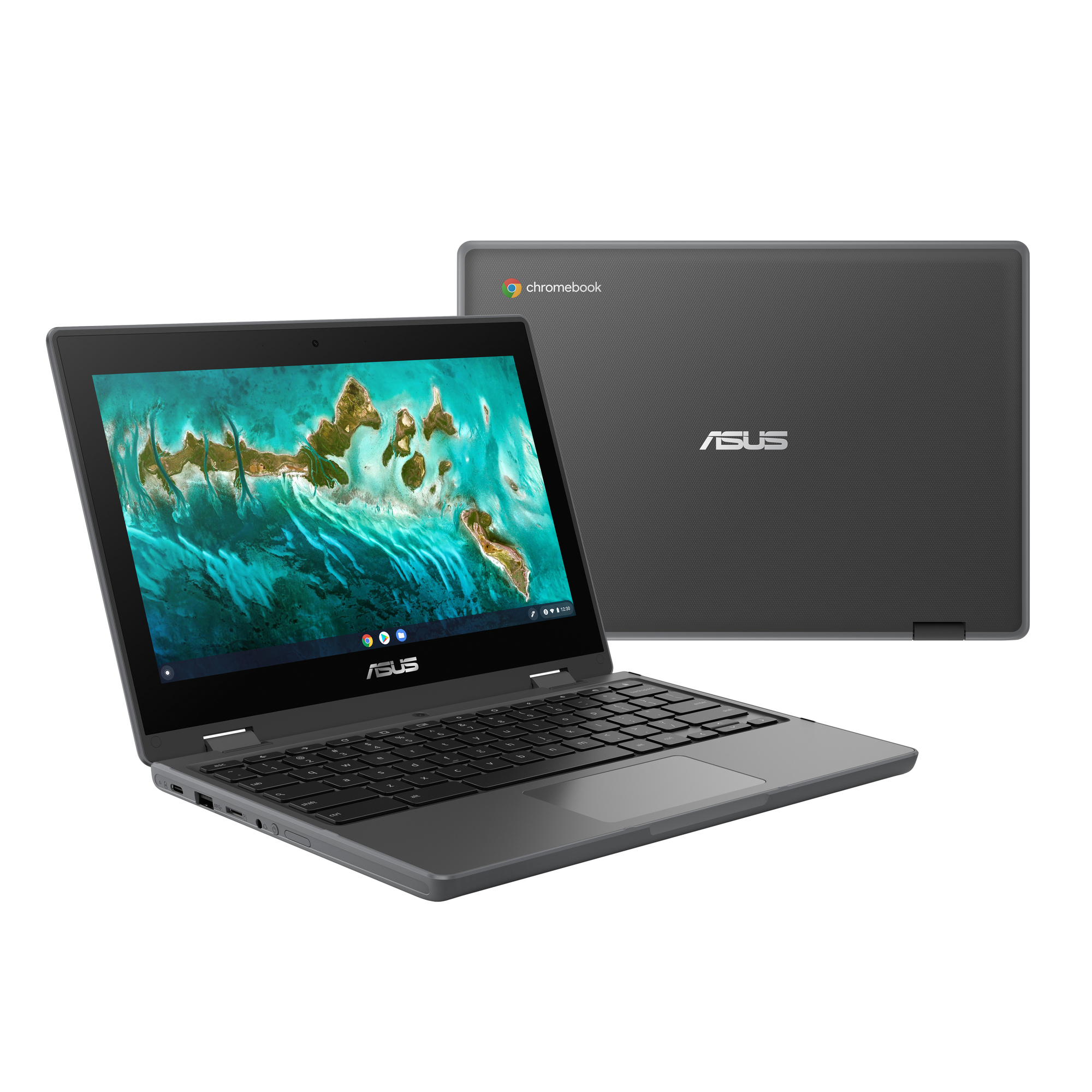 ASUS Chromebook CR1100FKA BP0069 N4500 29 5 cm 11.6 Écran tactile HD Intel® Celeron® N 4 Go LPDDR4x SDRAM eMMC Wi Fi 6 802.11ax ChromeOS Neuf
