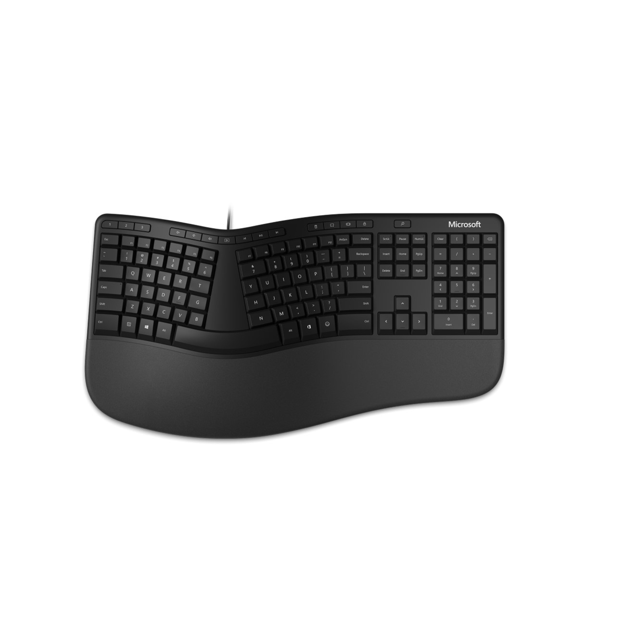 Clavier Ergonomique Microsoft LXM-00005 – Universel USB AZERTY Belge