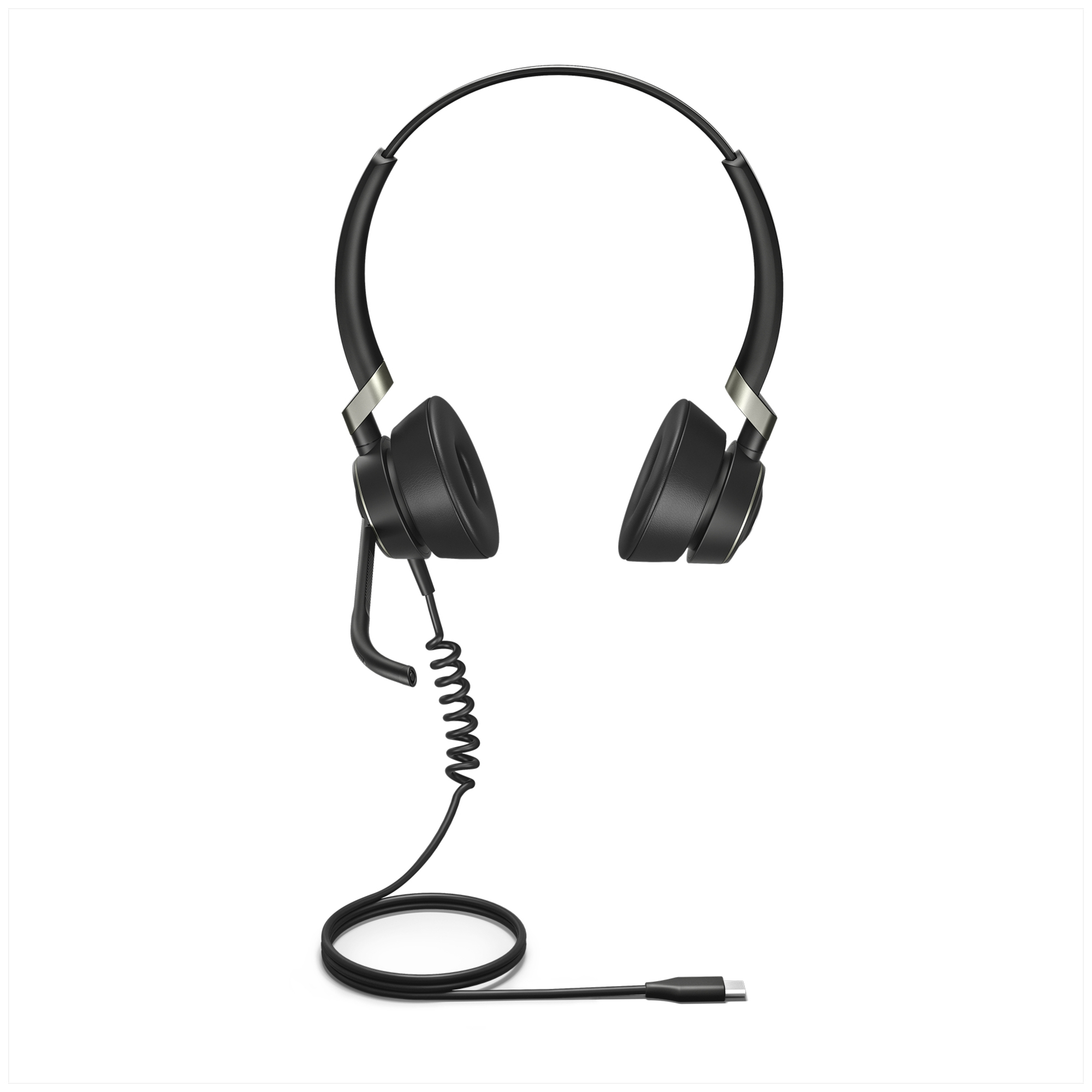 Jabra Engage 50 Stereo Casque Avec fil Arceau Bureau/Centre d'appels USB Type-C Bluetooth Noir - Neuf