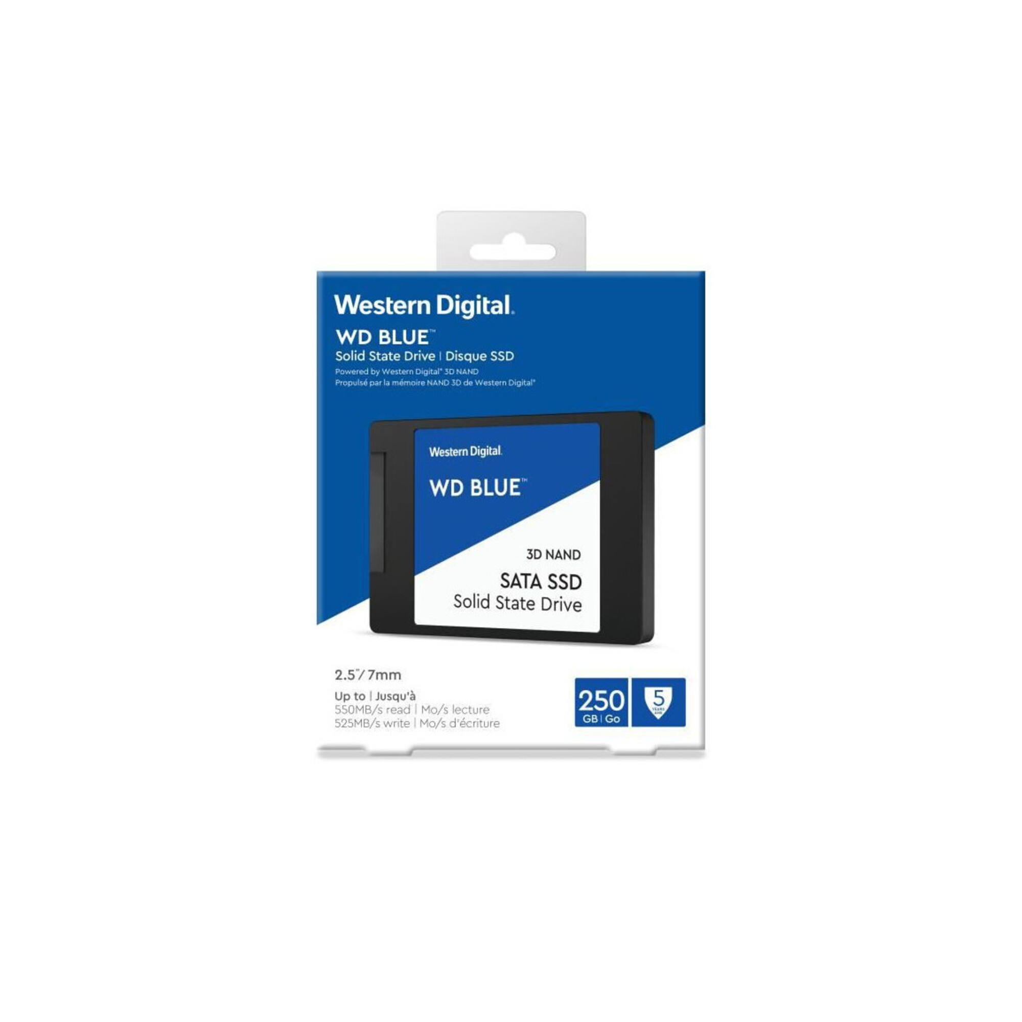 WD 250Go SATA III WDS250G2B0A - vue 3