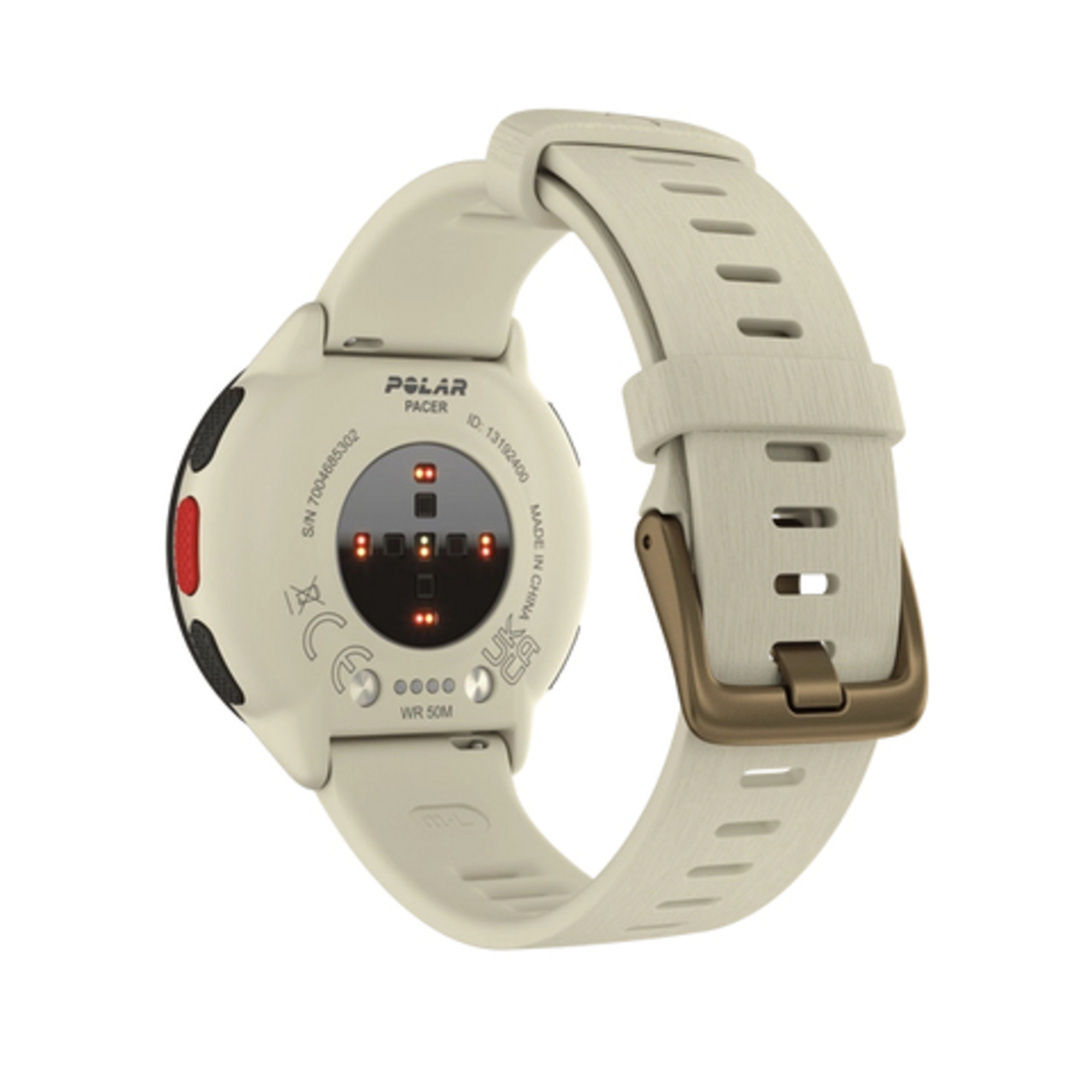 Polar Pacer 3,05 cm (1.2 ) MIP 45 mm Numérique 240 x 240 pixels Blanc GPS (satellite) - Neuf
