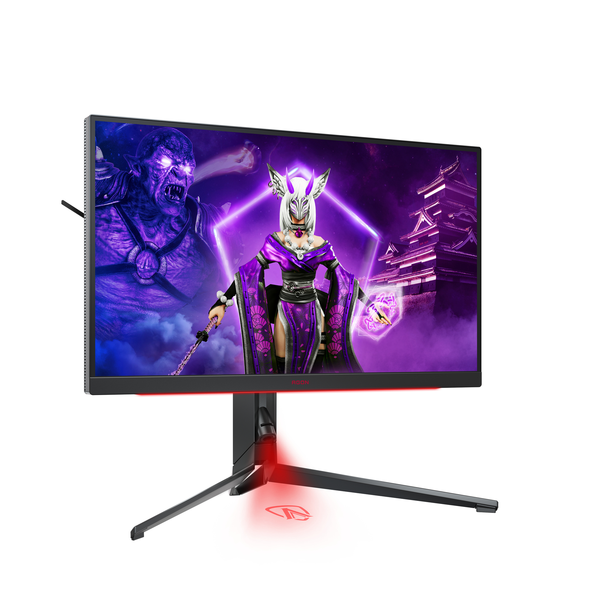 AOC AG274QXM écran plat de PC 68,6 cm (27 ) 2560 x 1440 pixels Quad HD LED Noir, Rouge - Neuf