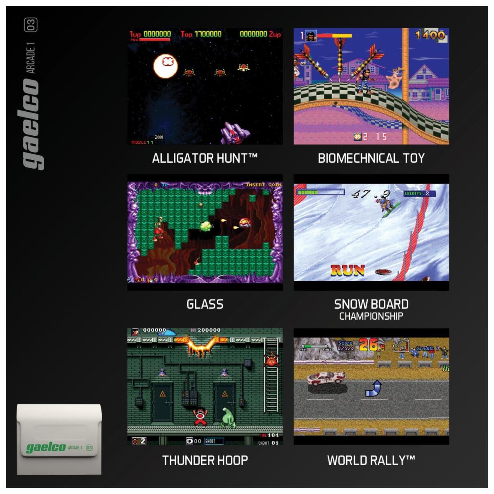 Blaze Evercade - Gaelco Arcade Collection 1 - Cartouche Arcade n°3 - Neuf