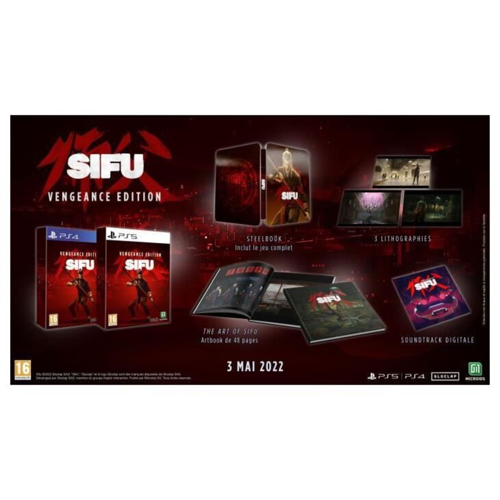 SIFU Vengeance Edition Jeu PS4 - Neuf