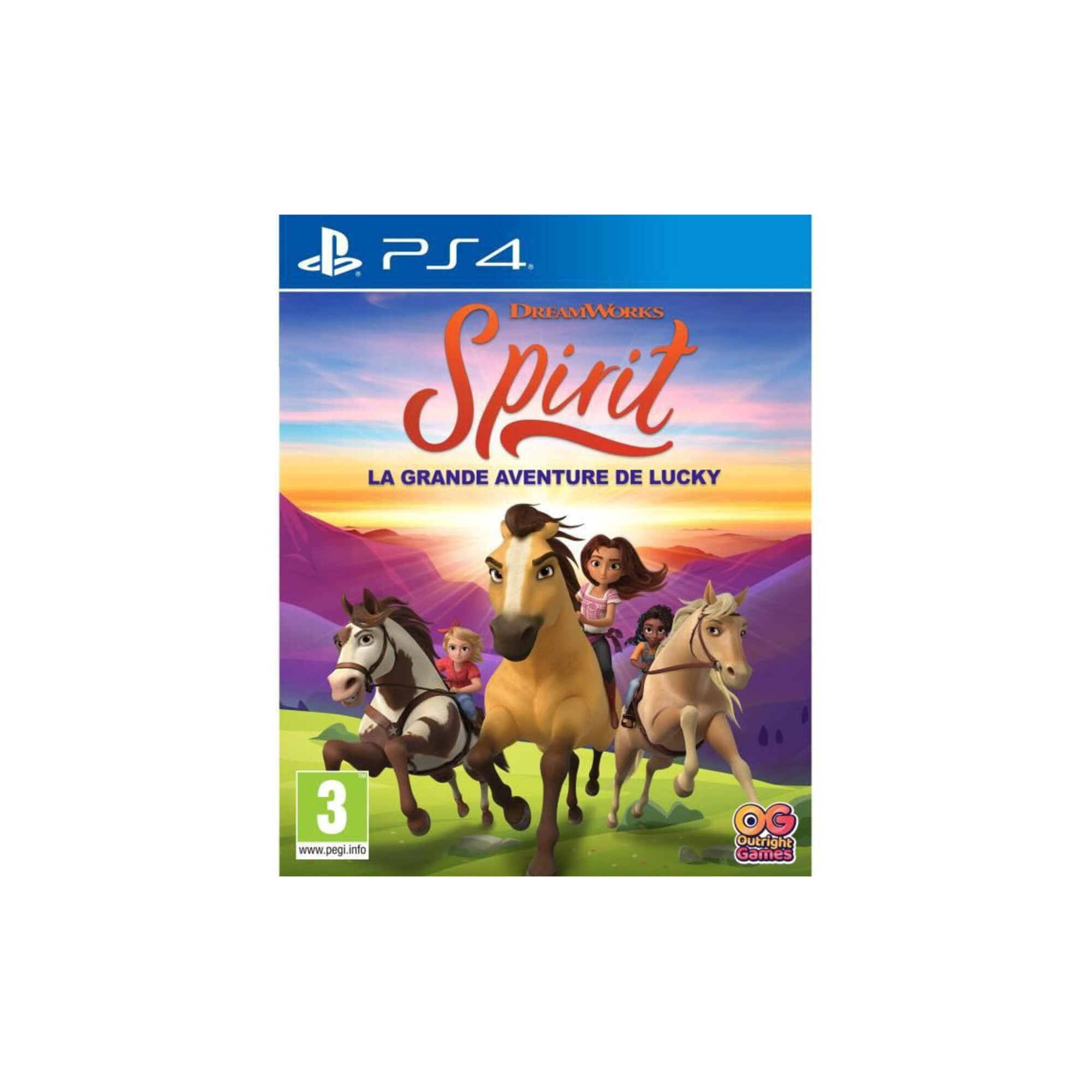 Dreamworks SPIRIT - La Grande Aventure de Lucky Jeu PS4 - Neuf