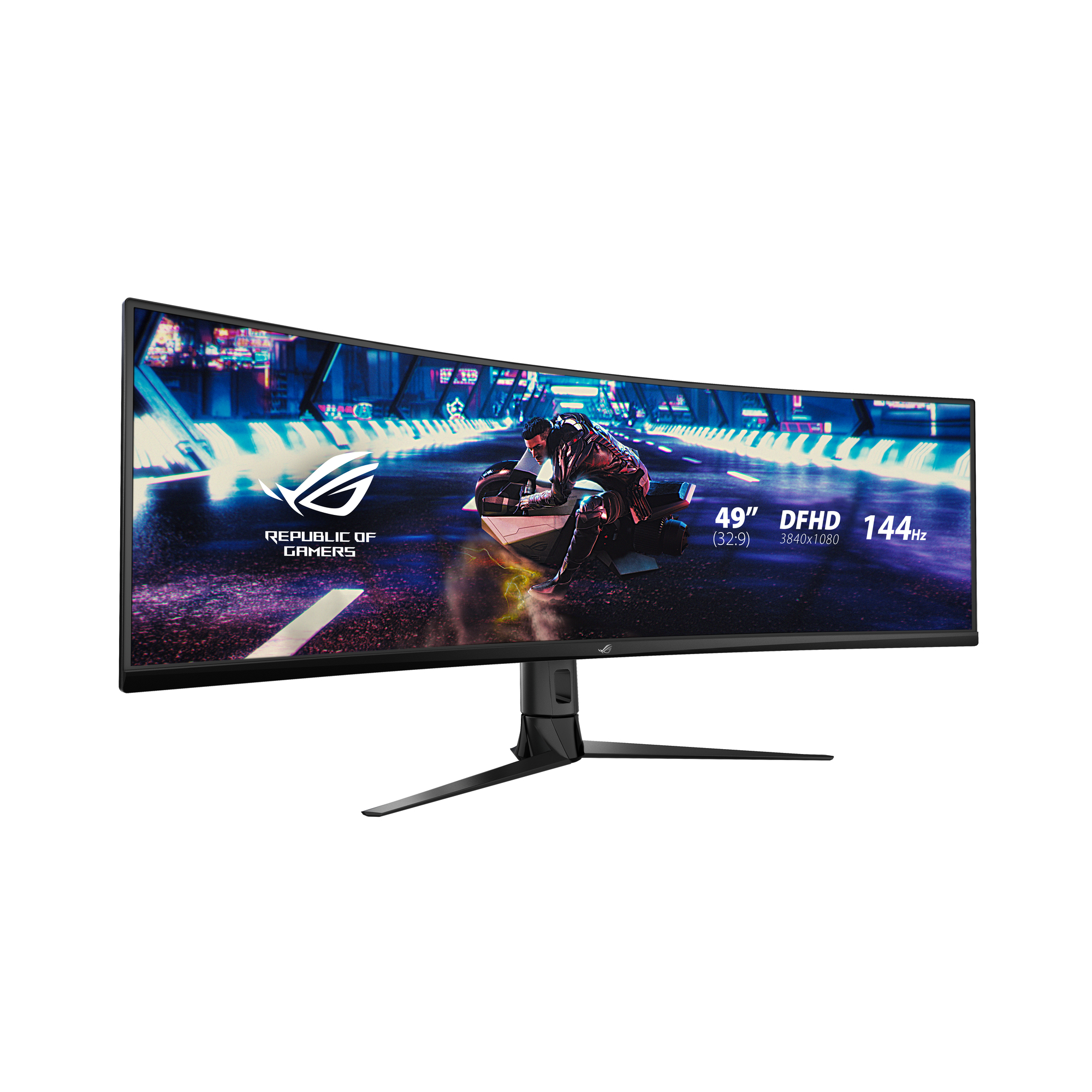 ASUS ROG Strix XG49VQ 124,5 cm (49 ) 3840 x 1080 pixels Full HD Ultra large LED Noir - Neuf