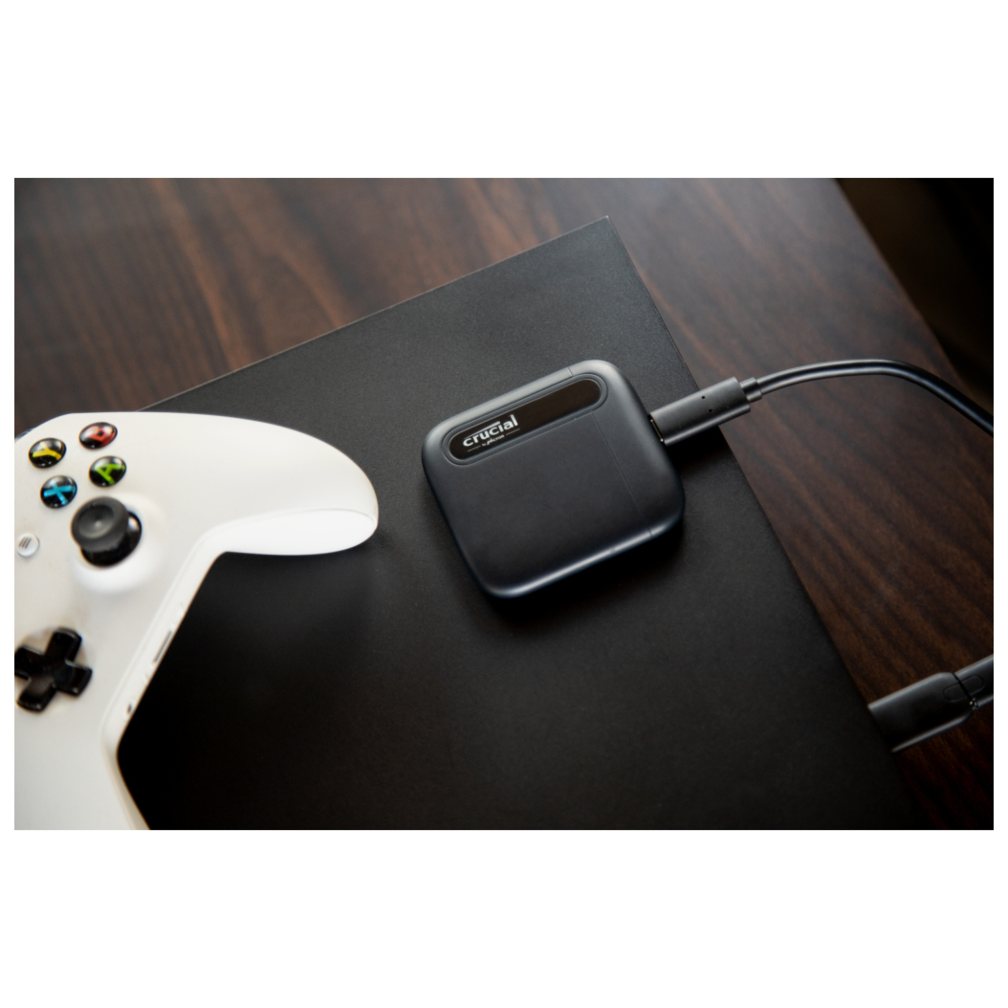Crucial X6 500 Go USB Type-C 3.2 Gen 2 (3.1 Gen 2) Noir - Neuf