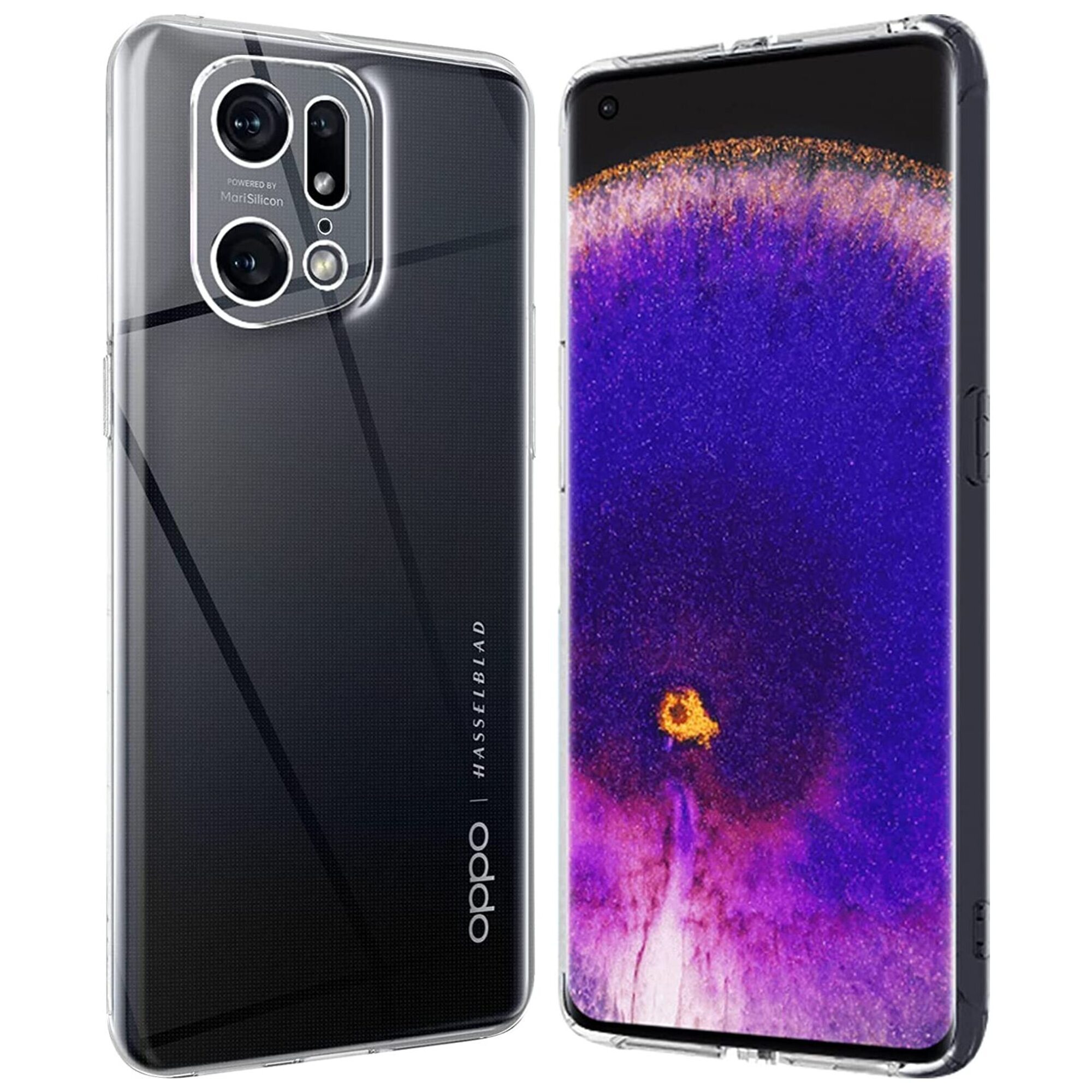 XEPTIO Oppo Find X5 5G coque tpu transparente - Neuf