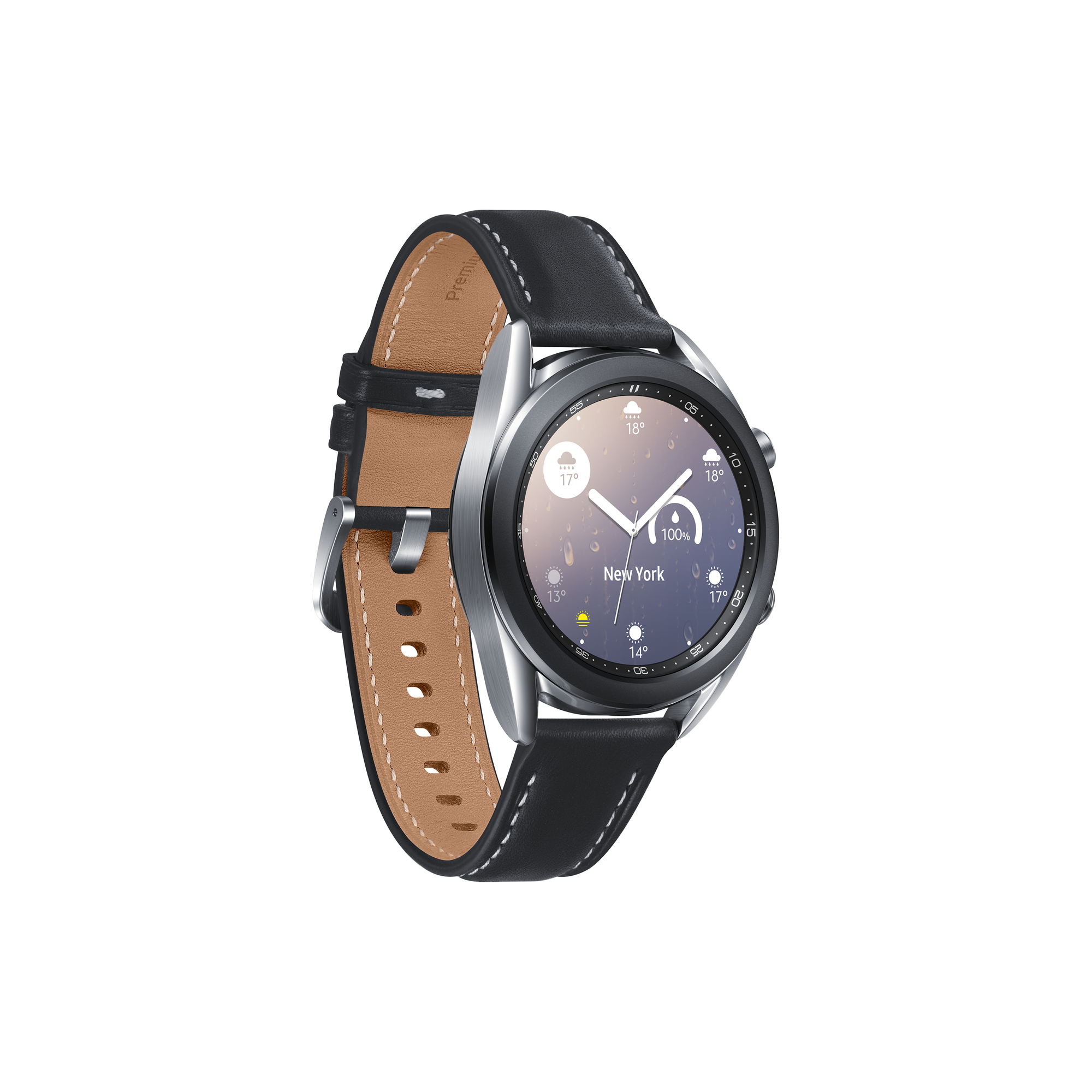 Samsung Galaxy Watch3 3,05 cm (1.2 ) OLED 41 mm Numérique 360 x 360 pixels Écran tactile Argent Wifi GPS (satellite) - Neuf