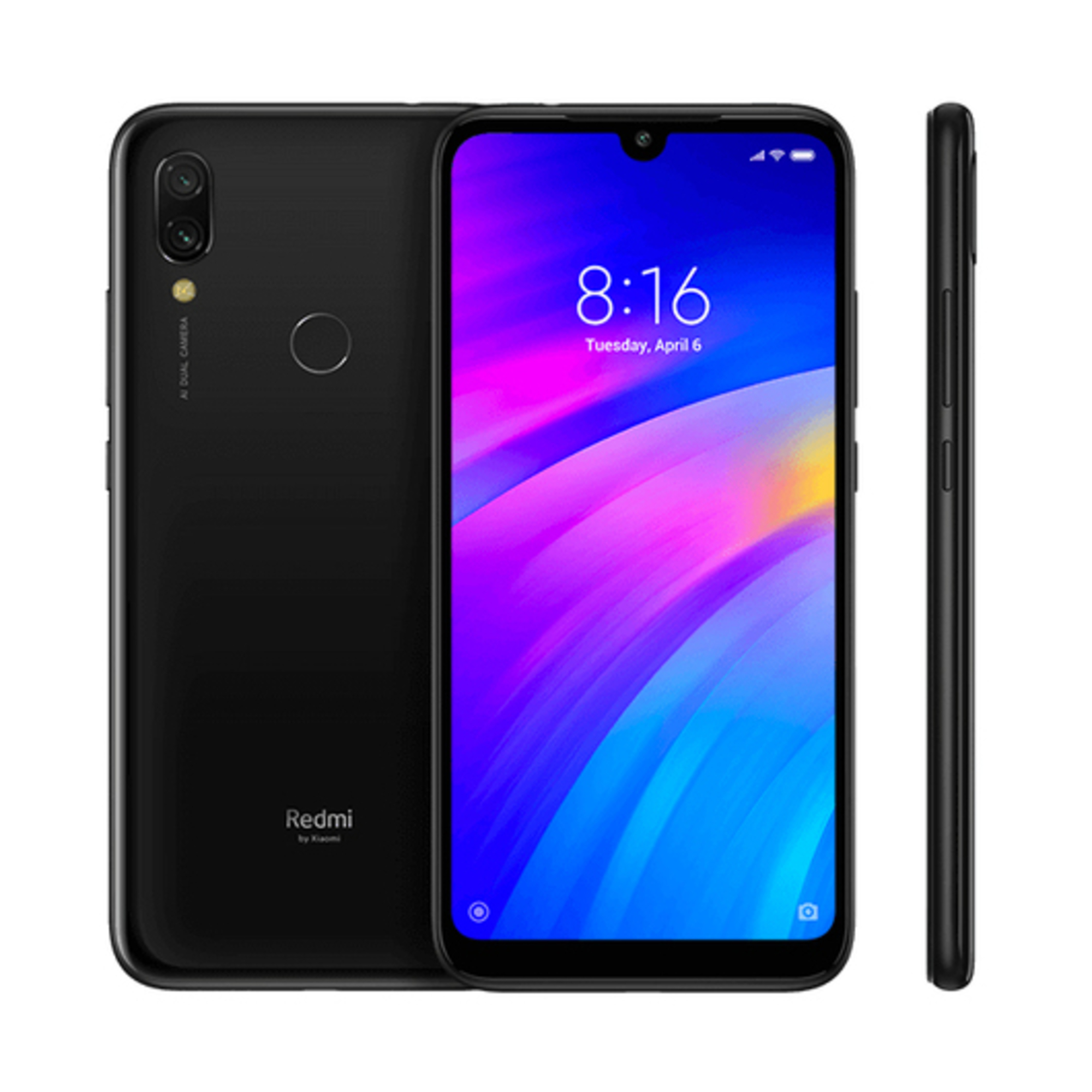 Redmi 7 16 Go, Noir, débloqué - Bon état