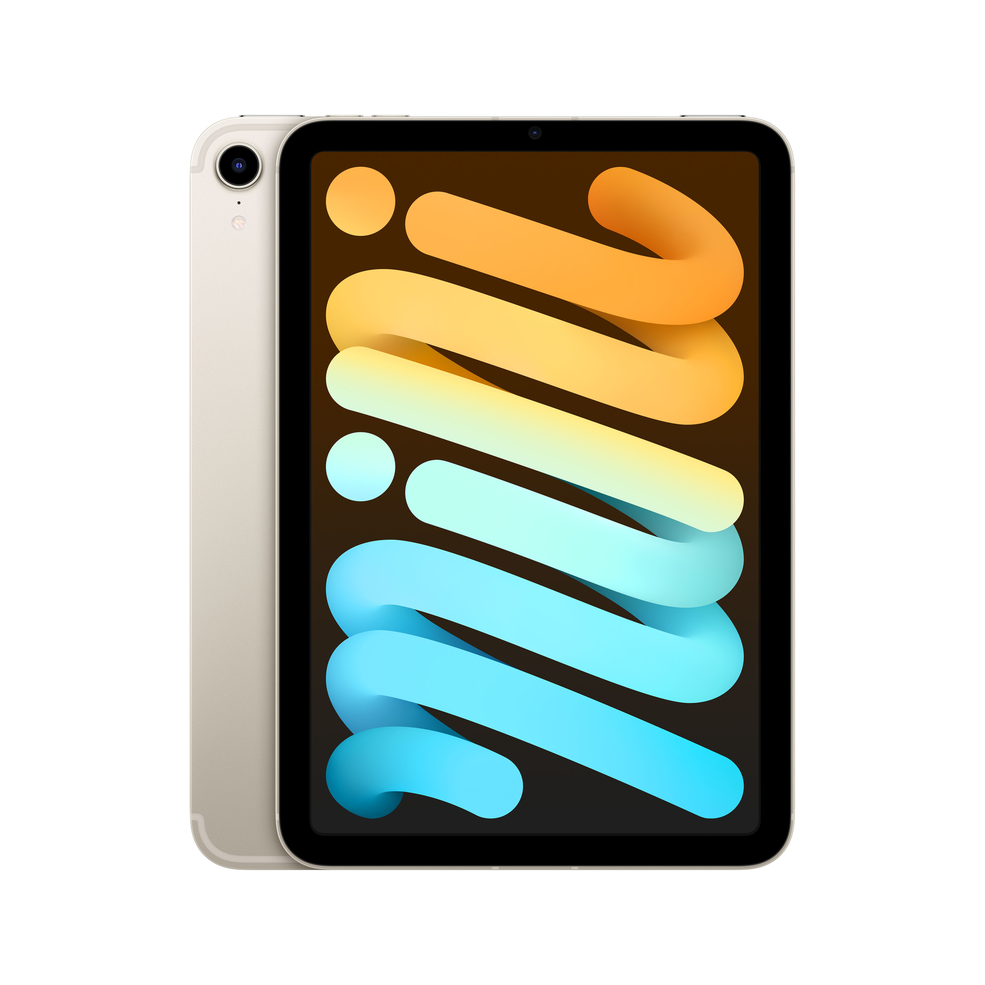 iPad Mini 6e g&eacute;n&eacute;ration 8,3 (2021), 64 Go - WiFi + Cellular 5G - Lumi&egrave;re stellaire - Excellent &eacute;tat