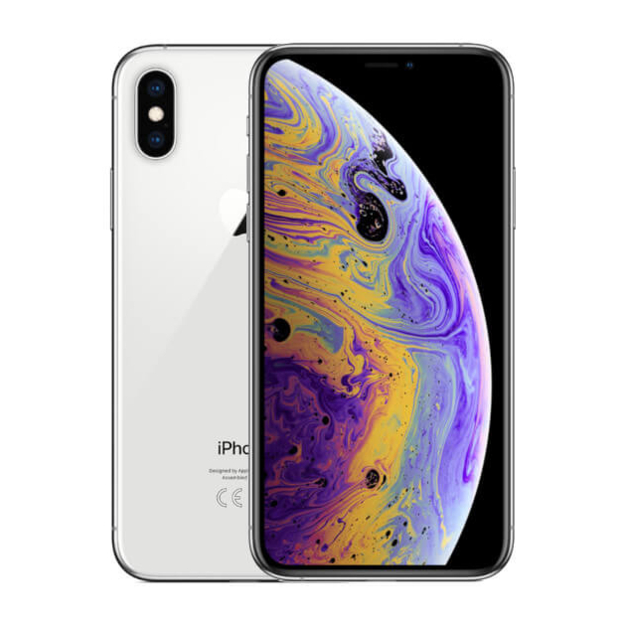 iPhone XS 256 Go, Argent, débloqué - Bon état