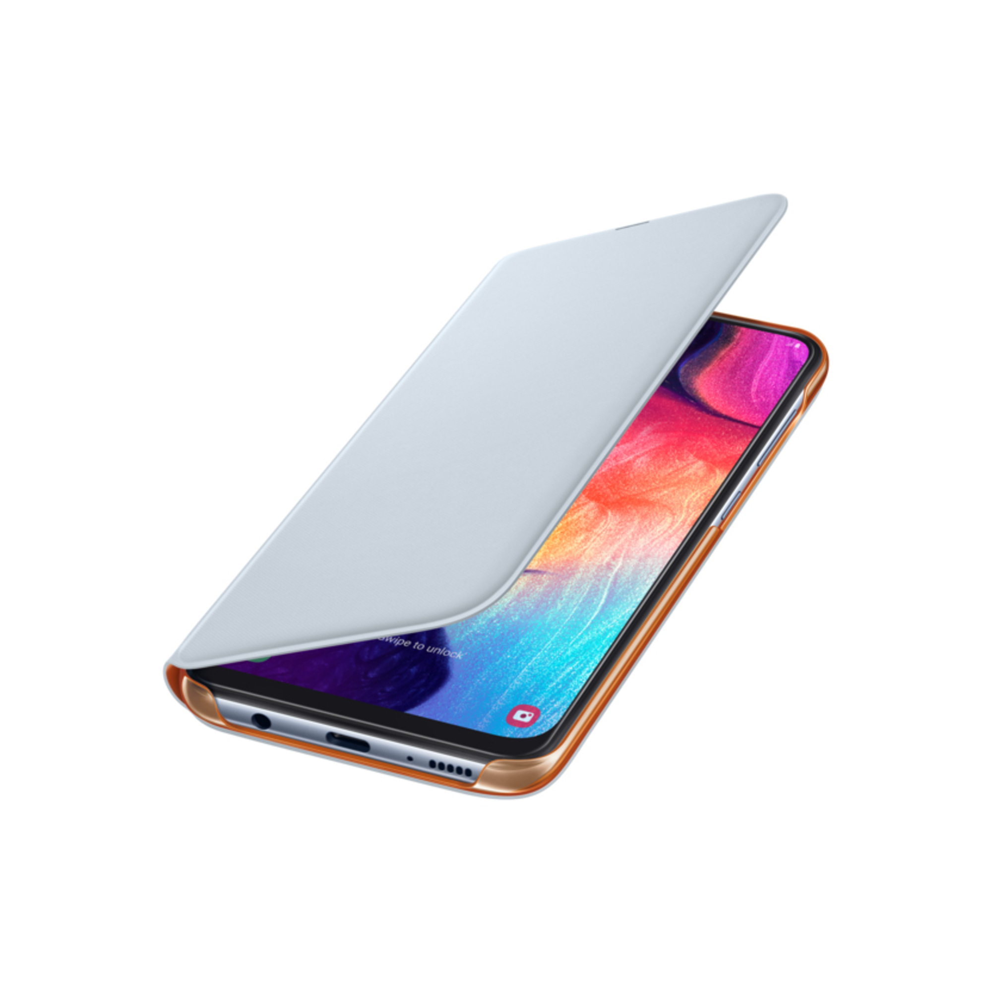 Flip Wallet Samsung Galaxy A50 Souple Rabat - vue 4