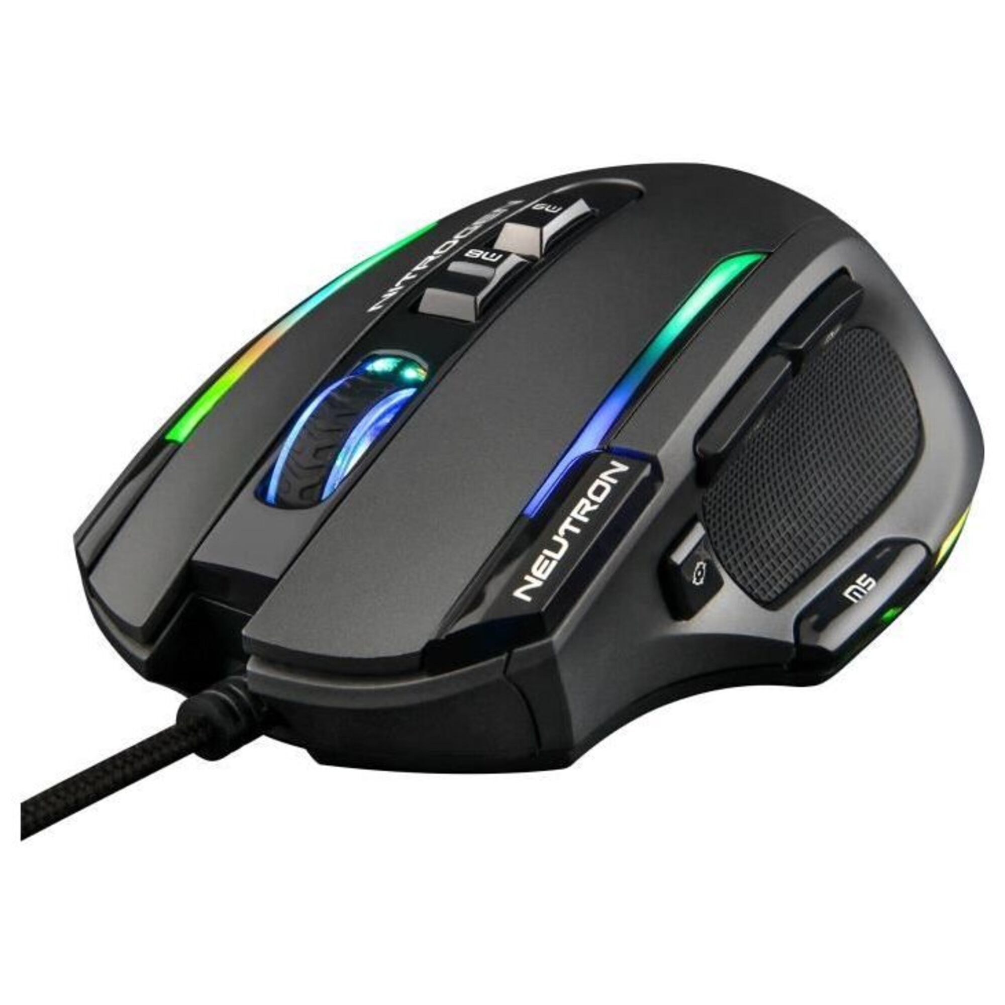 THE G-LAB KULT-NITRO-NEUTRON  Souris Gaming RGB - 7200 DPI - Programmable - Noire - Neuf