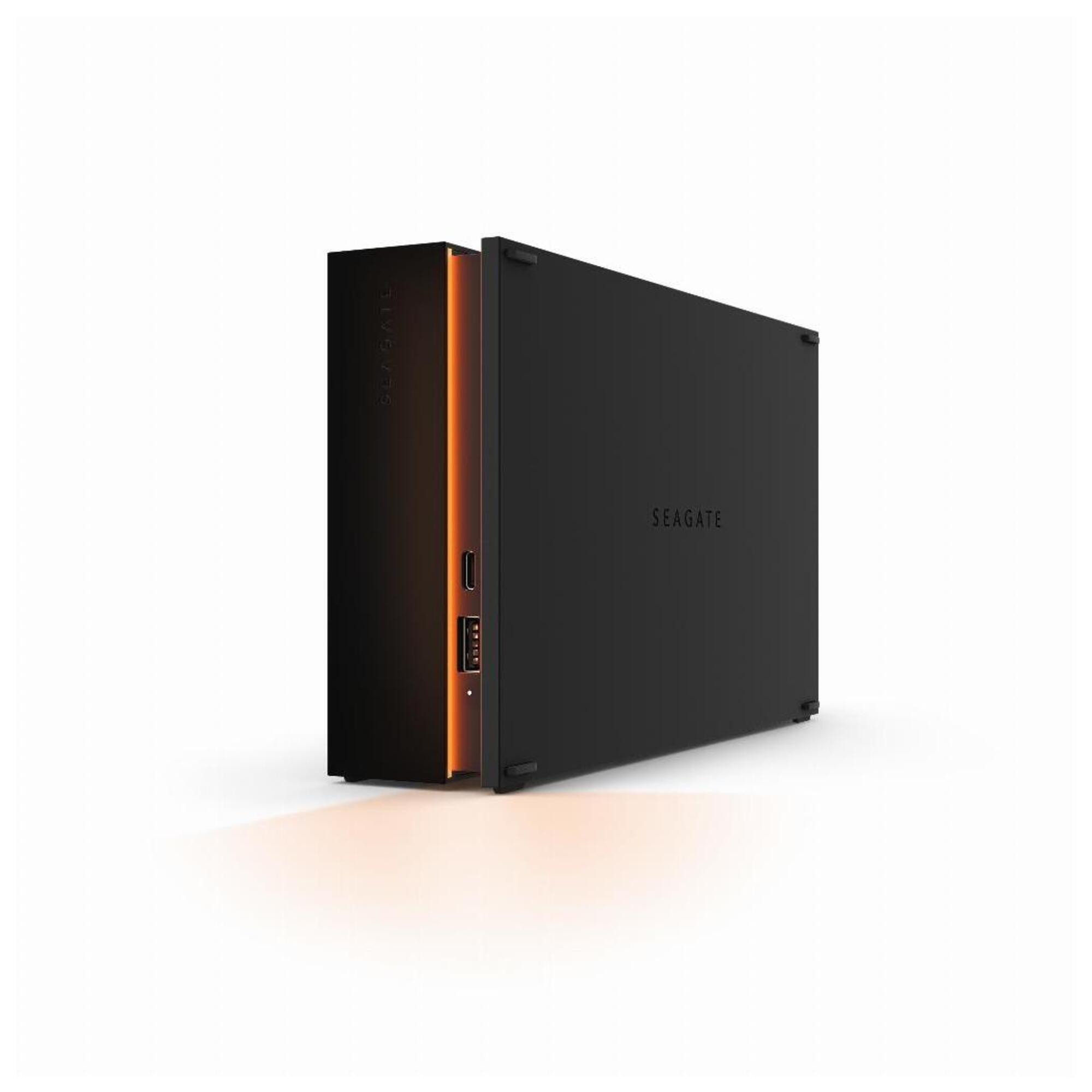 Seagate FireCuda Gaming Hub 8To Disque Dur Externe Portable HDD PC Gaming Voyants LED RVB Deux Ports USB Services Rescue STKK8000400 - vue 5