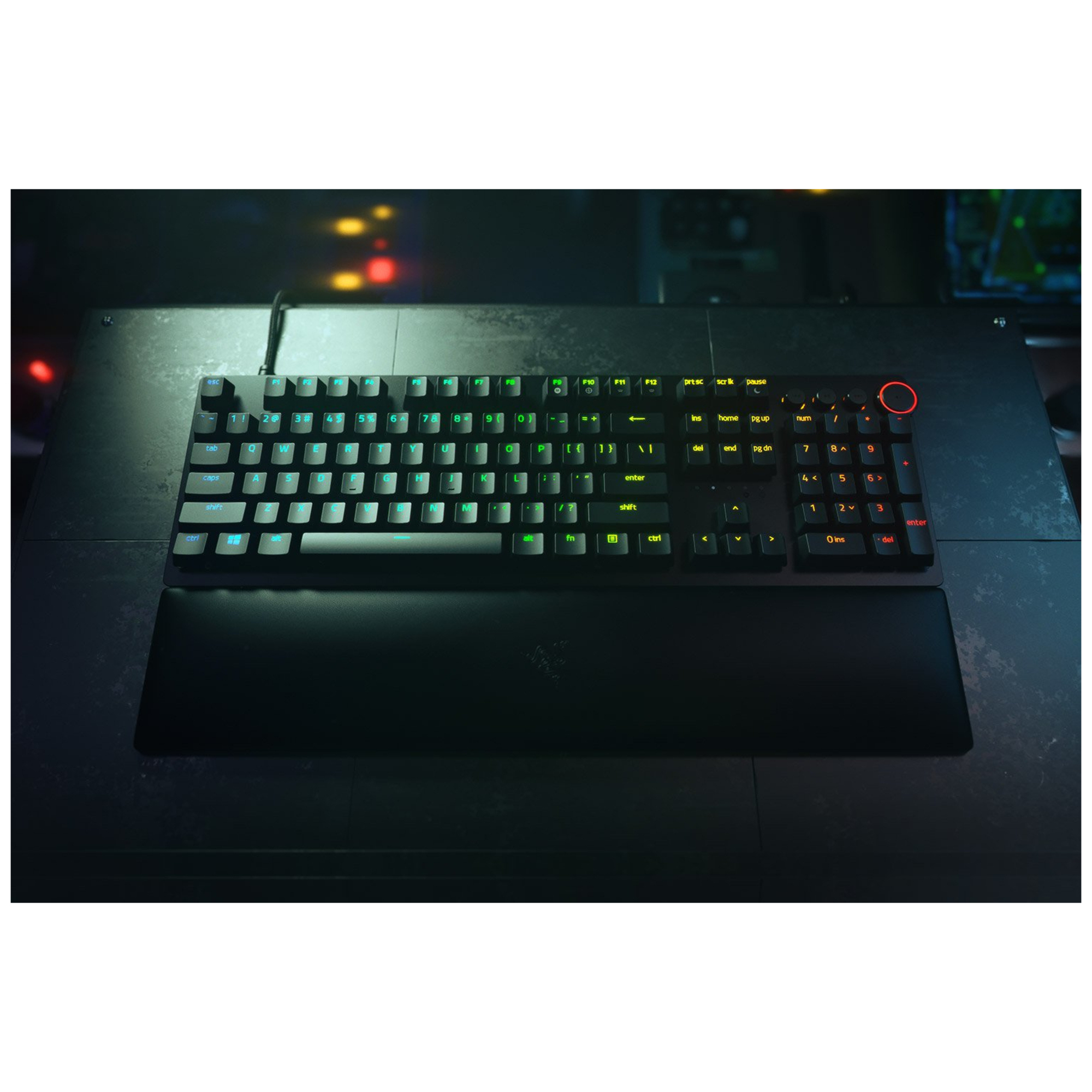 Razer Huntsman V2 Gaming Tastatur Switch Schwarz - vue 5
