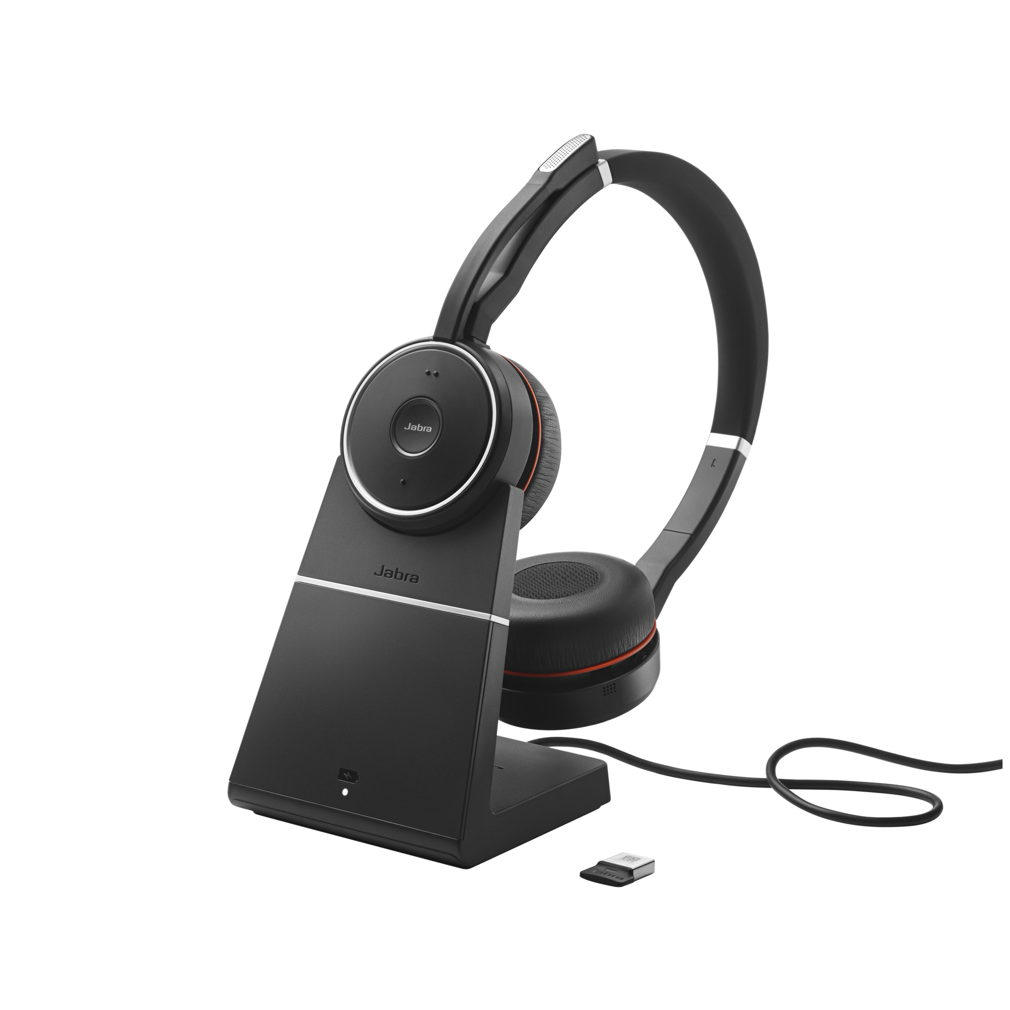 Casque Evolve 65 MS Mono Casque Avec fil &sans fil Arceau BureauCentre d'appels Micro USB Bluetooth Neuf - vue 8