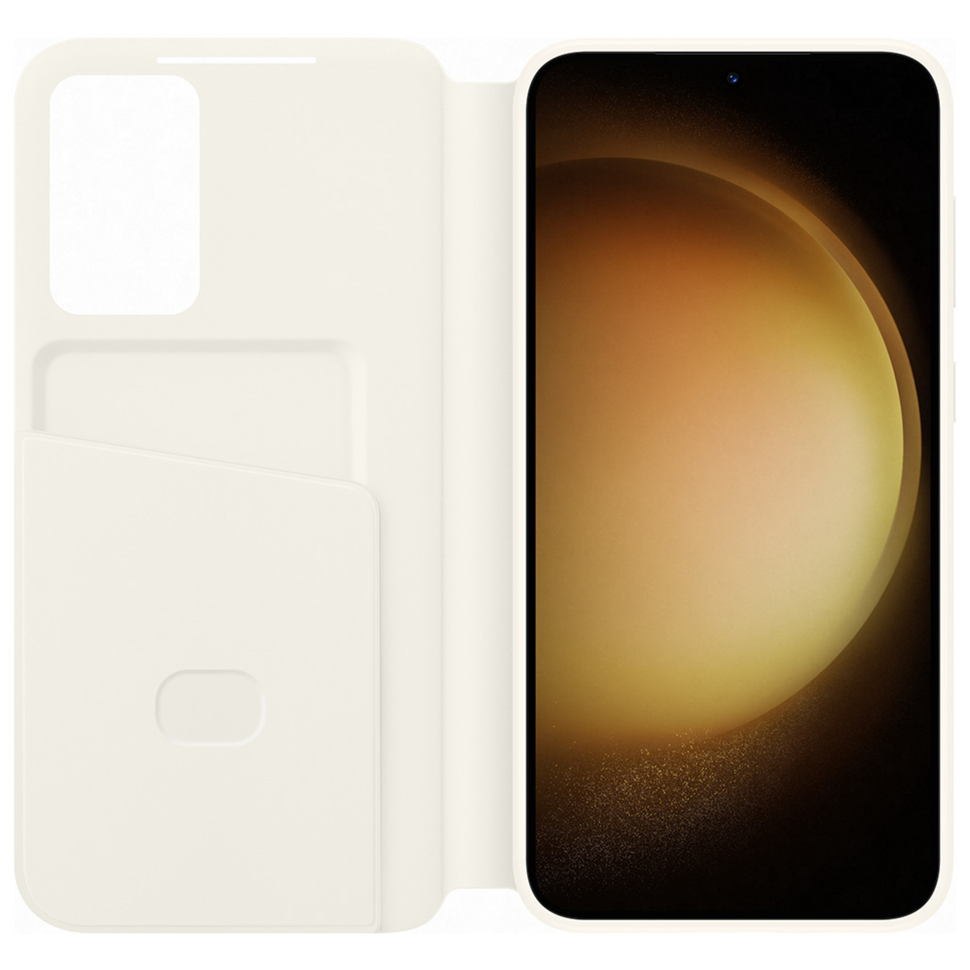Etui S23+ Smart View porte carte Creme - vue 2