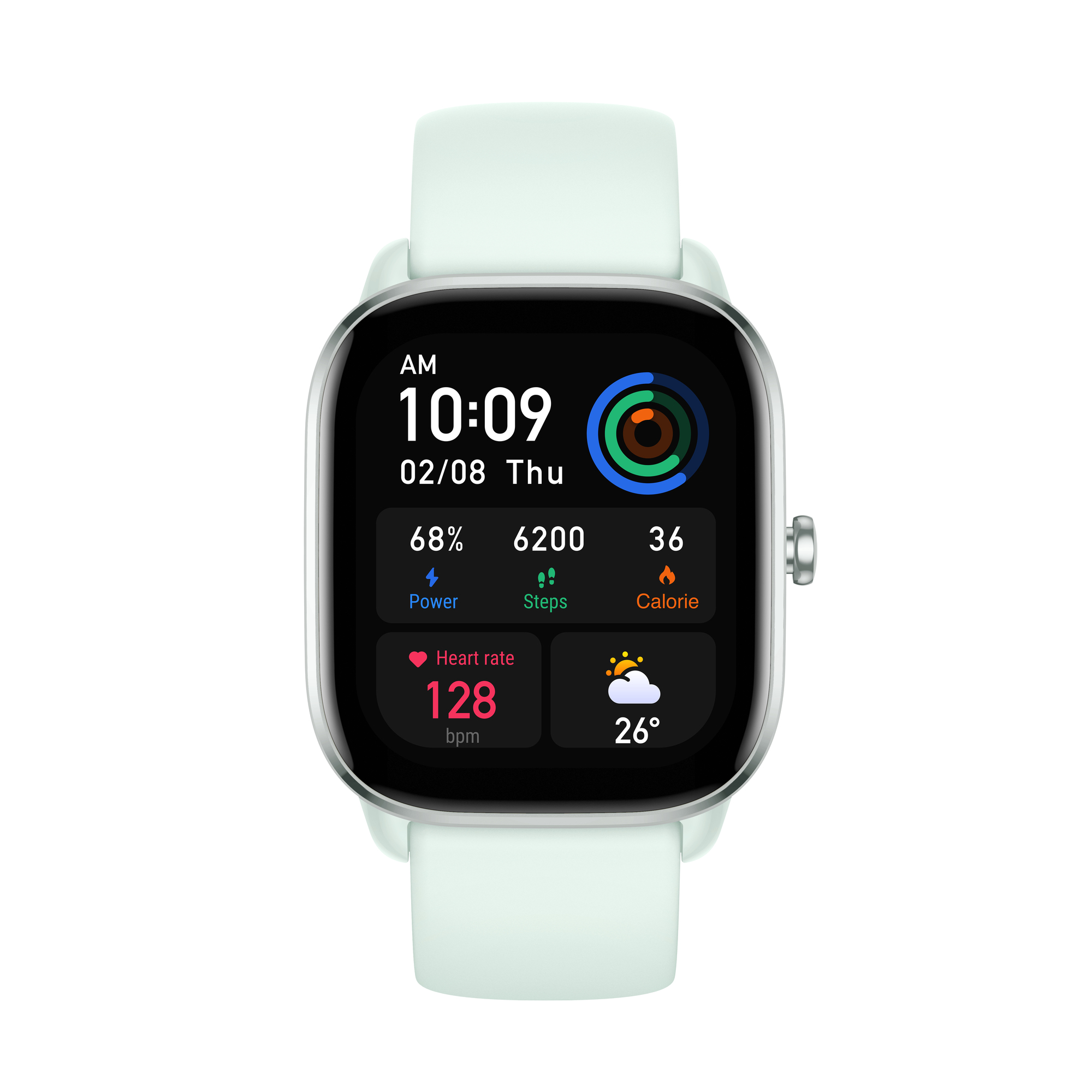 Amazfit GTS 4 mini 4 19 cm 1.65 AMOLED Numérique 336 x 384 pixels Écran tactile GPS satellite Neuf