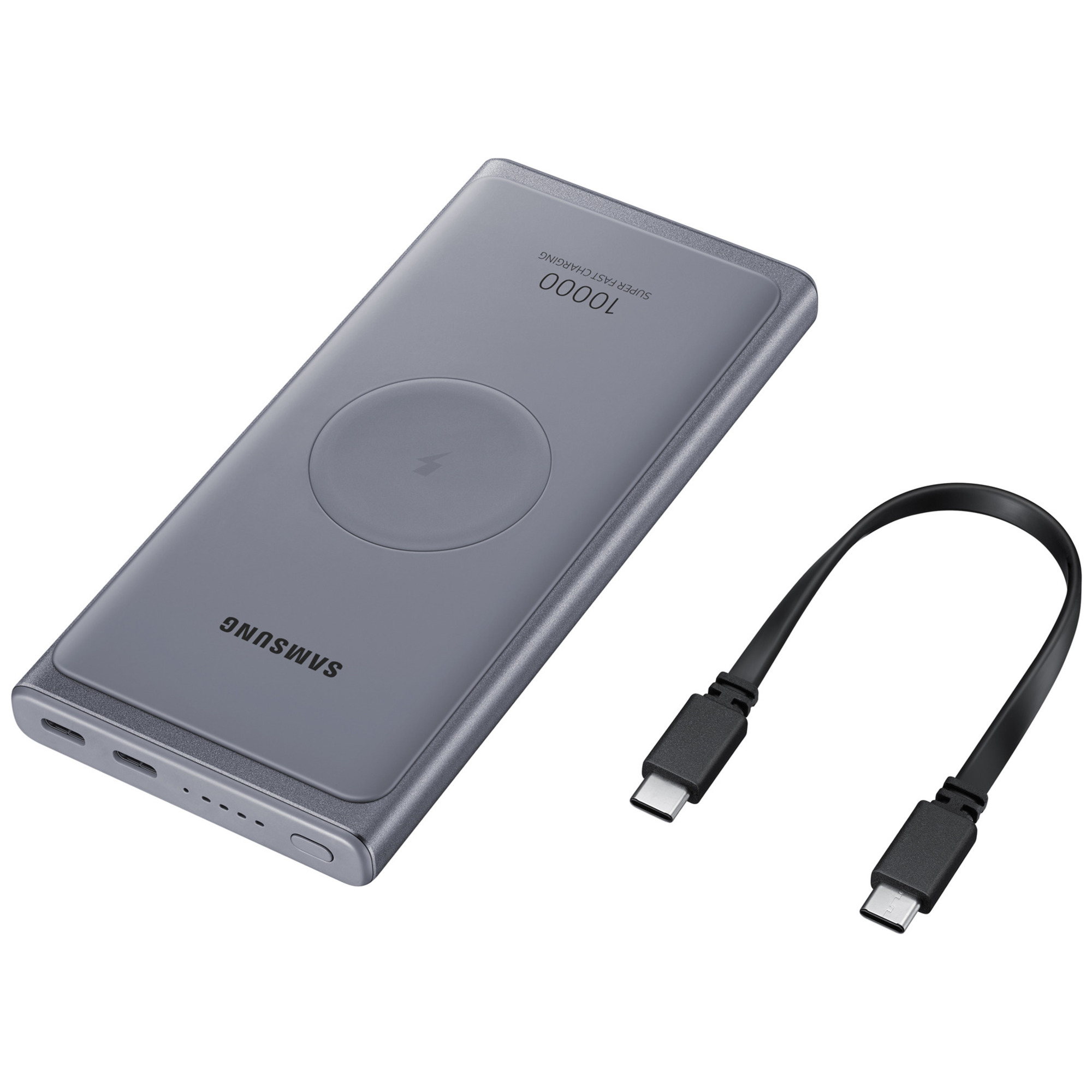 Powerbank 10000mAh Power Delivery 25W Induction 7.5W Gris Samsung - Neuf