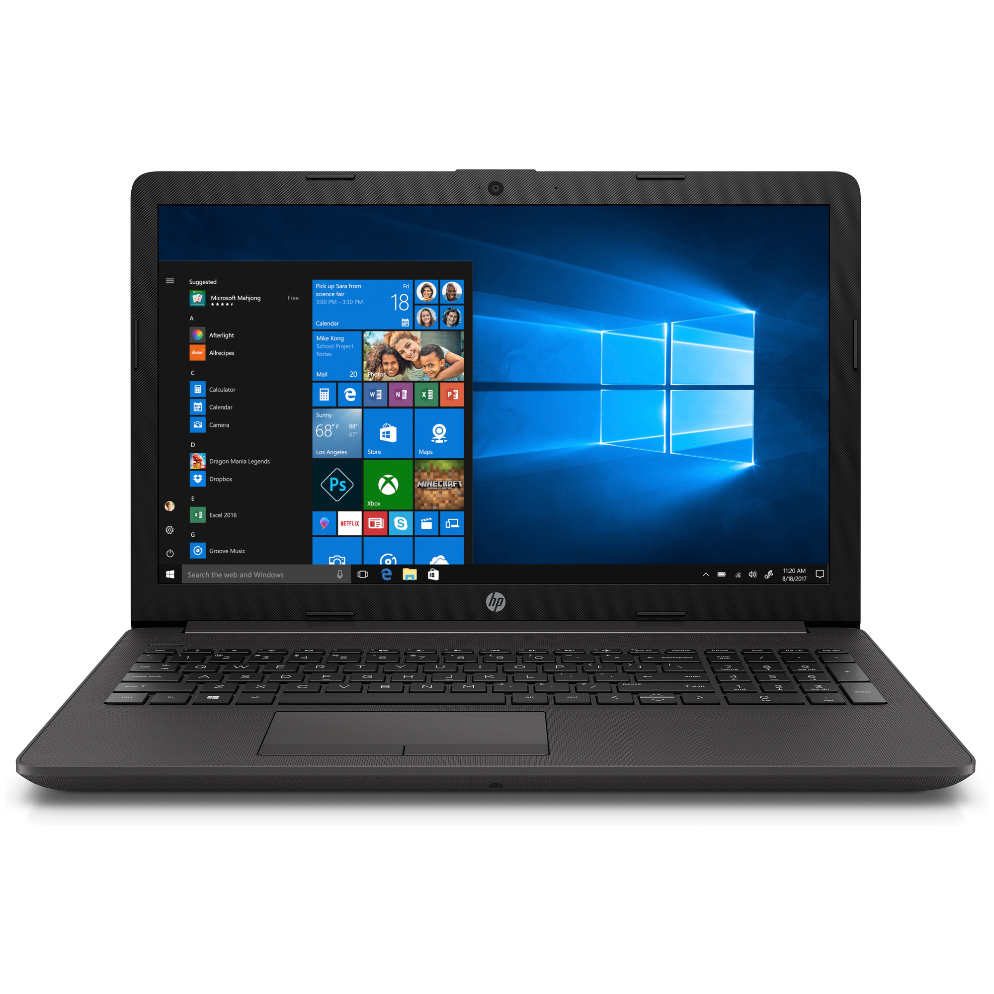 HP 255 G7 Notebook Athlon 4 Go RAM 500 Go HDD AZERTY - vue 1