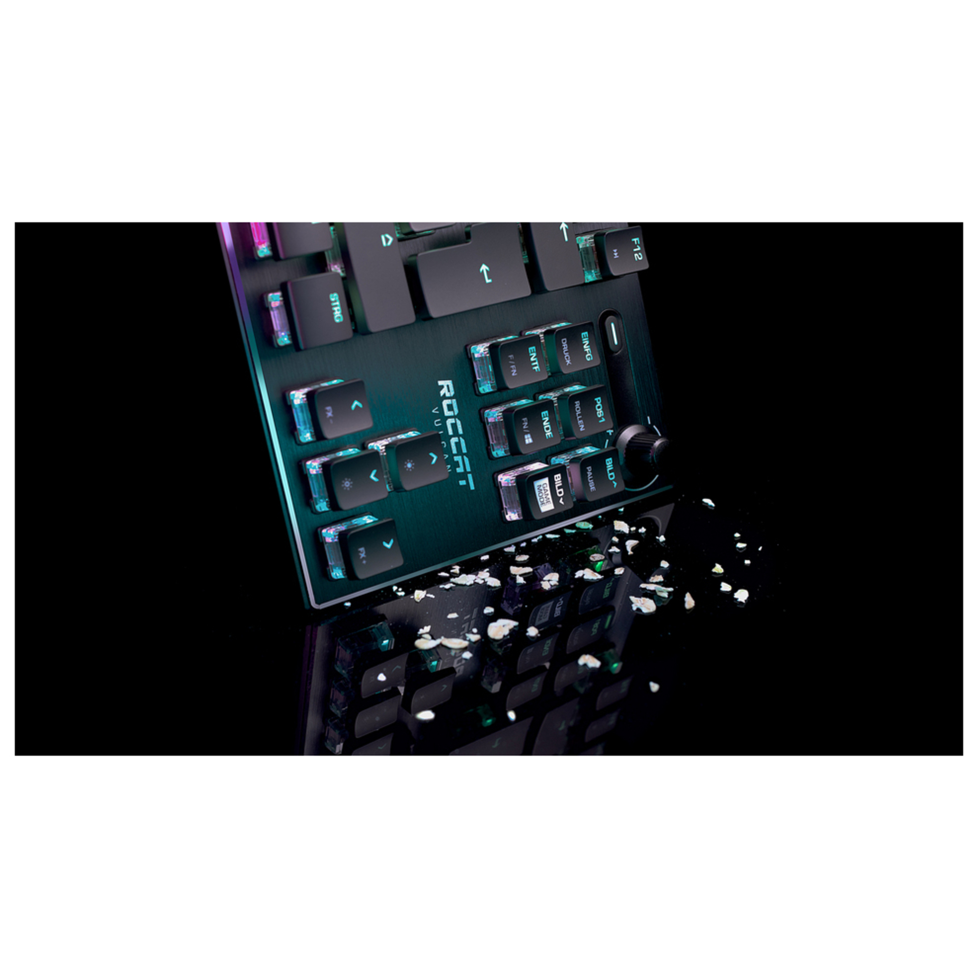 ROCCAT Clavier gamer VULCAN TKL AIMO AZERTY - vue 3