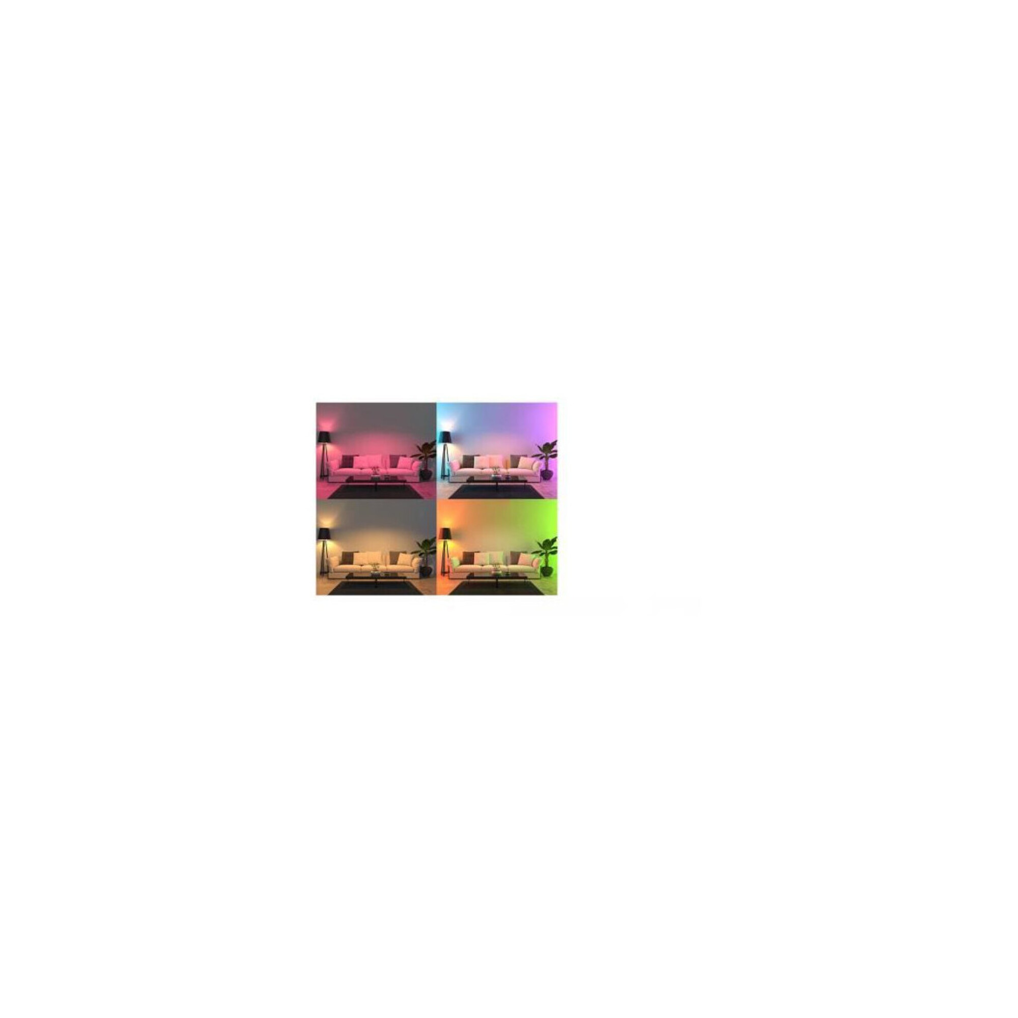 Ampoule Connectée EZVIZ LB1 CS-HAL-LB1-LCAW E27 – 8W, Multicolore, Wi-Fi - vue 2