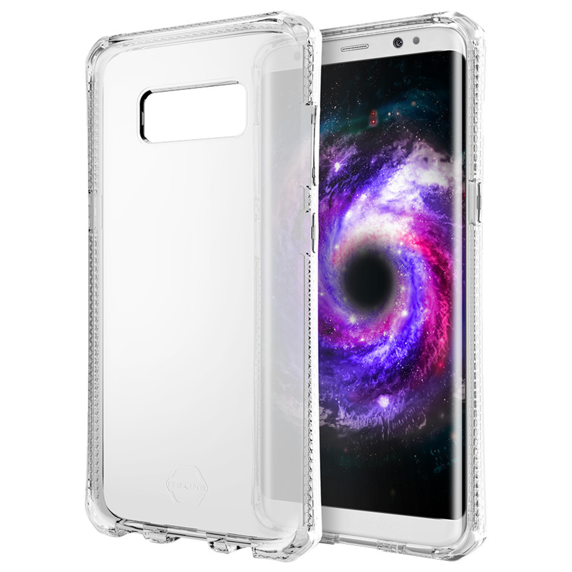 Funda transparente semidura Itskins Spectrum para Samsung Galaxy S8 + G955 - nuevo