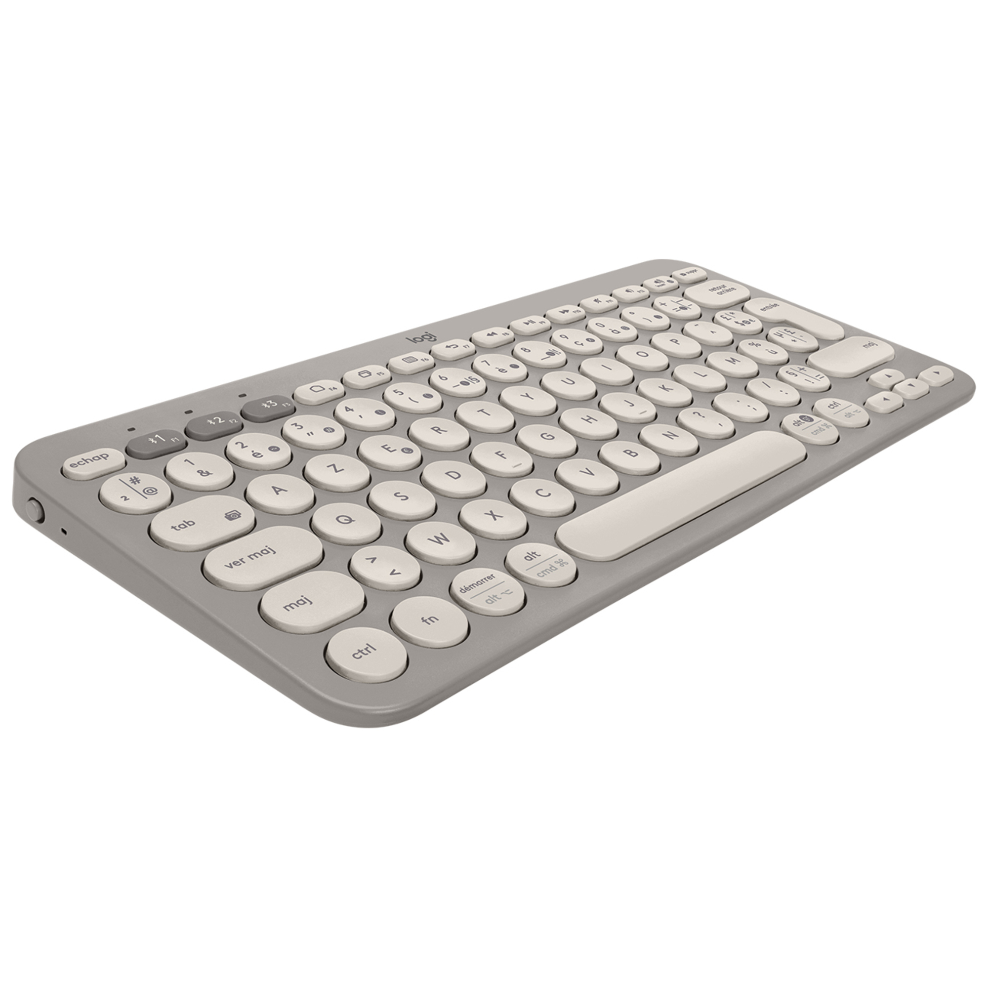 Logitech K380 clavier Universel Bluetooth AZERTY Français Sable - Neuf