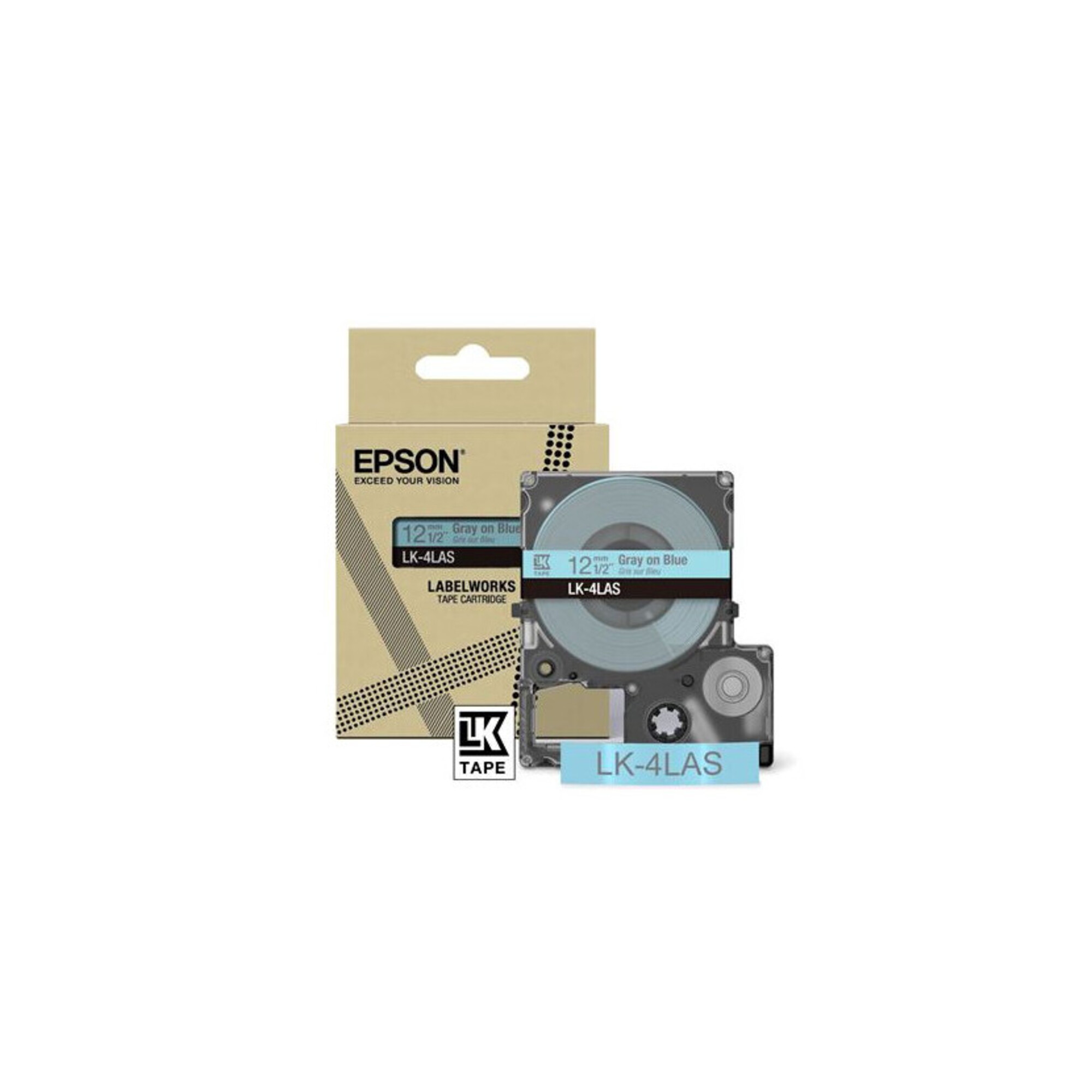 Cartouche d'encre Epson LK 4GAS pour LabelWorks LW C410 et LW C610 sur - vue 4